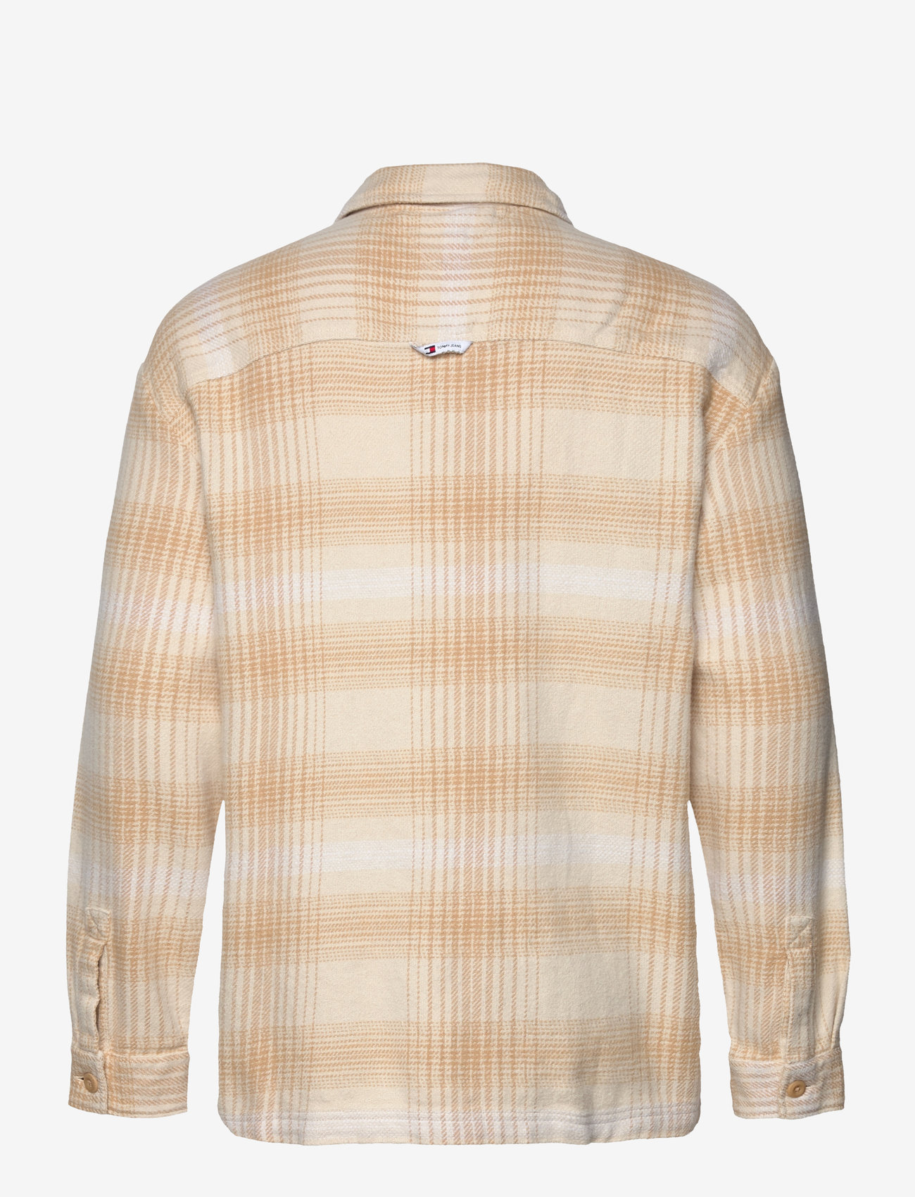 Tommy Jeans - TJM BADGE CHECK OVERSHIRT - karierte hemden - gentle gold check - 1