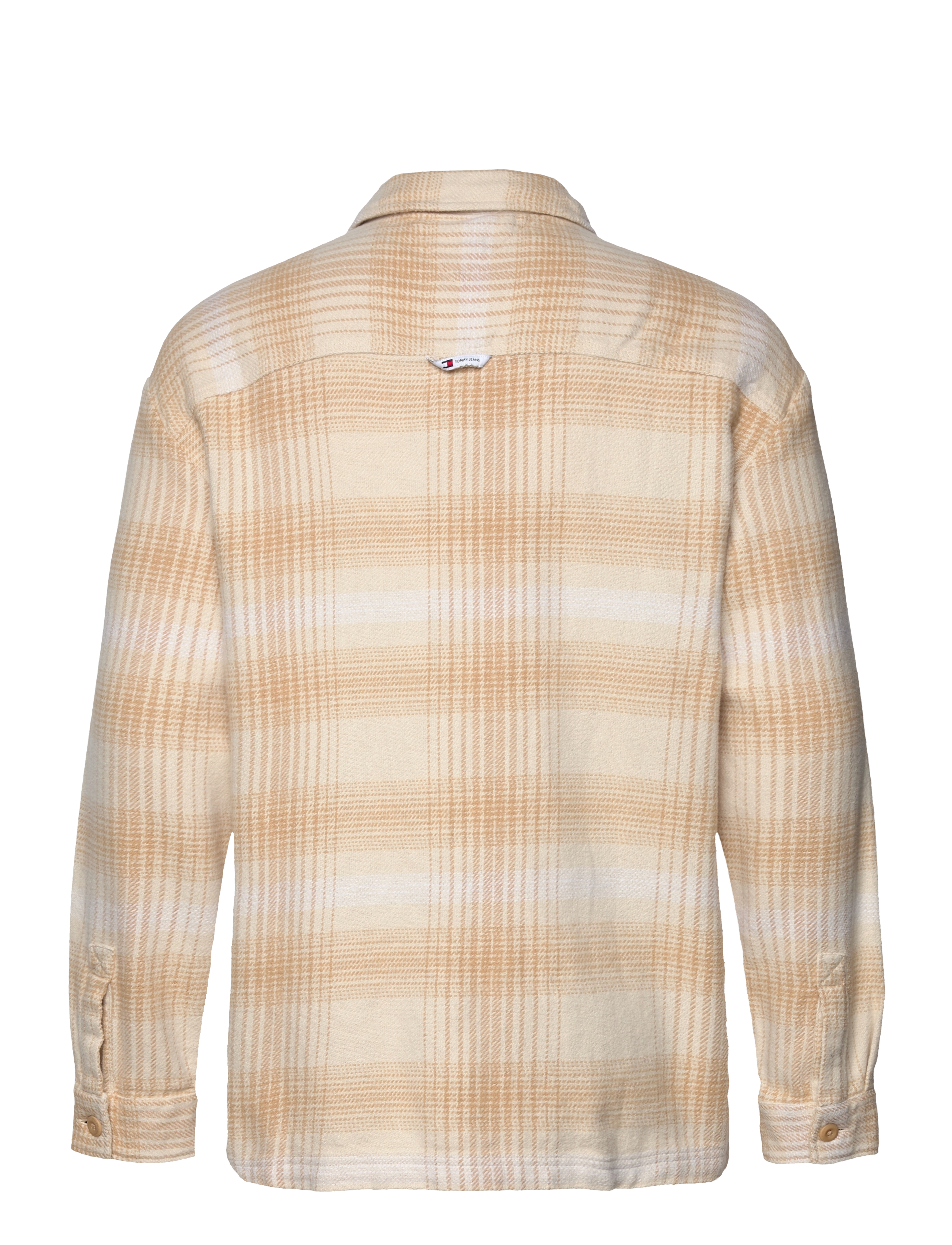 Tommy Jeans - TJM BADGE CHECK OVERSHIRT - gentle gold check - 1