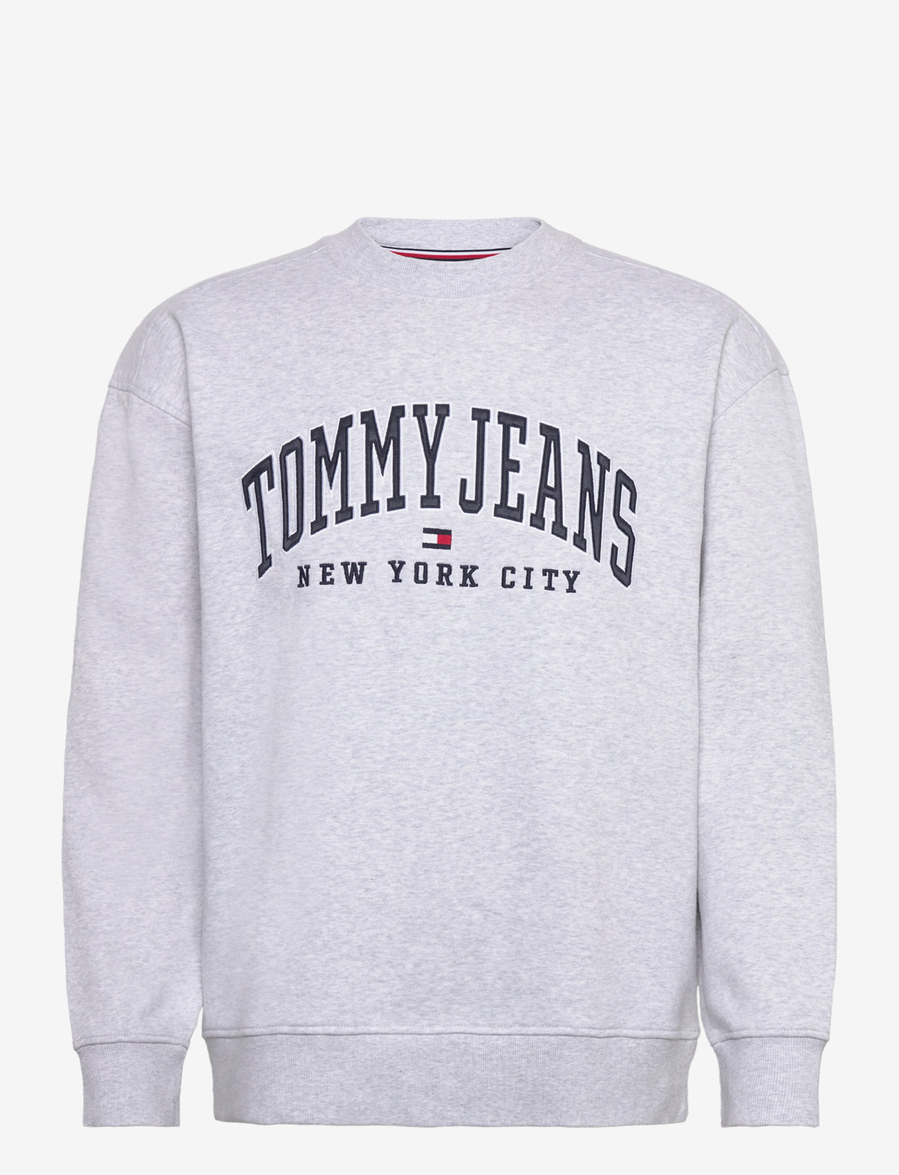 Tommy Jeans - TJM  RLX TJ  GD VARSITY CREW - sweatshirts - silver grey - 0