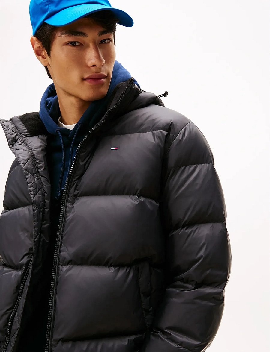 Tommy Jeans - TJM ESSENTIAL DOWN JACKET EXT - daunenjacken - black - 4