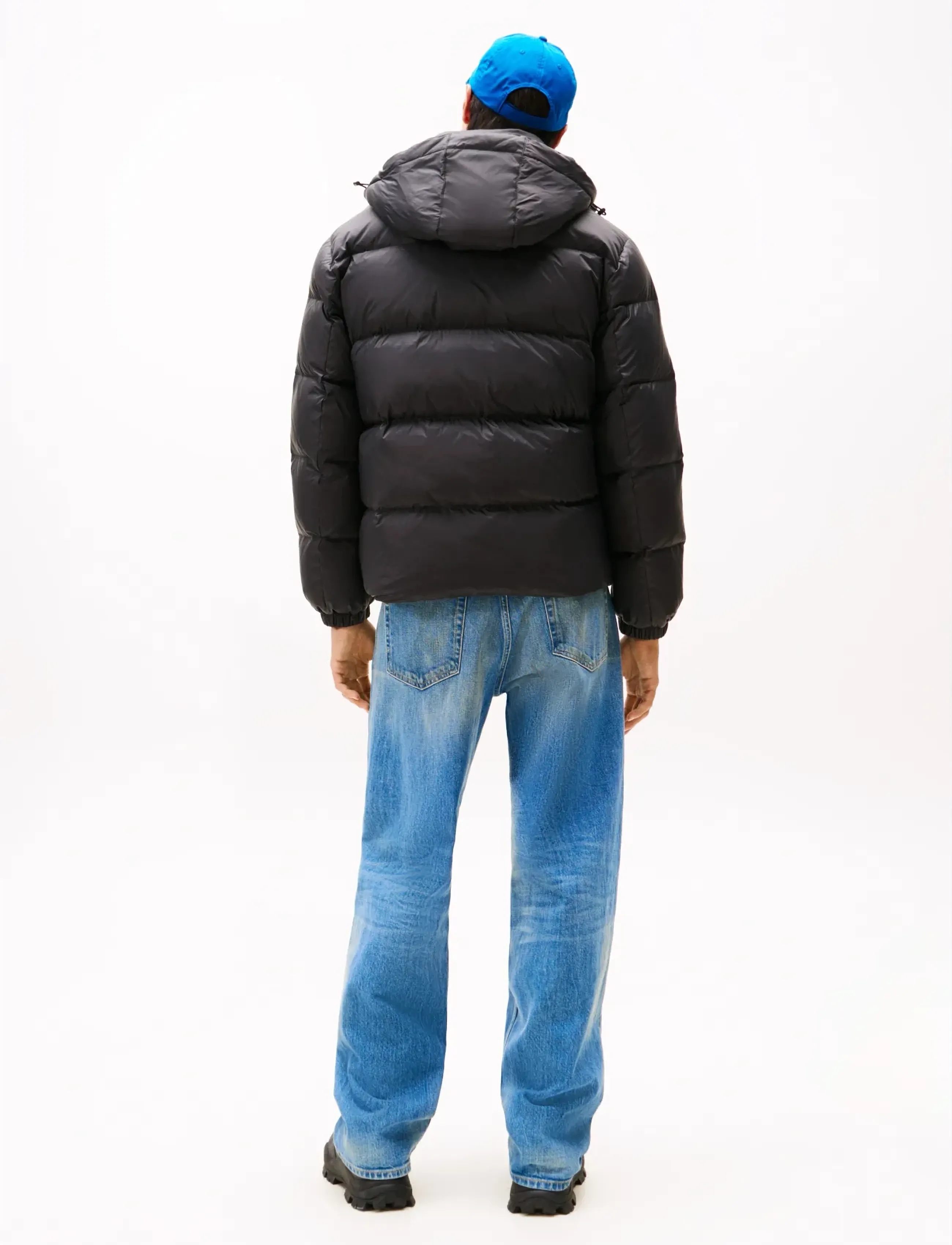 TOMMY HILFIGER Svart Polyester Herrjacka – bild 6