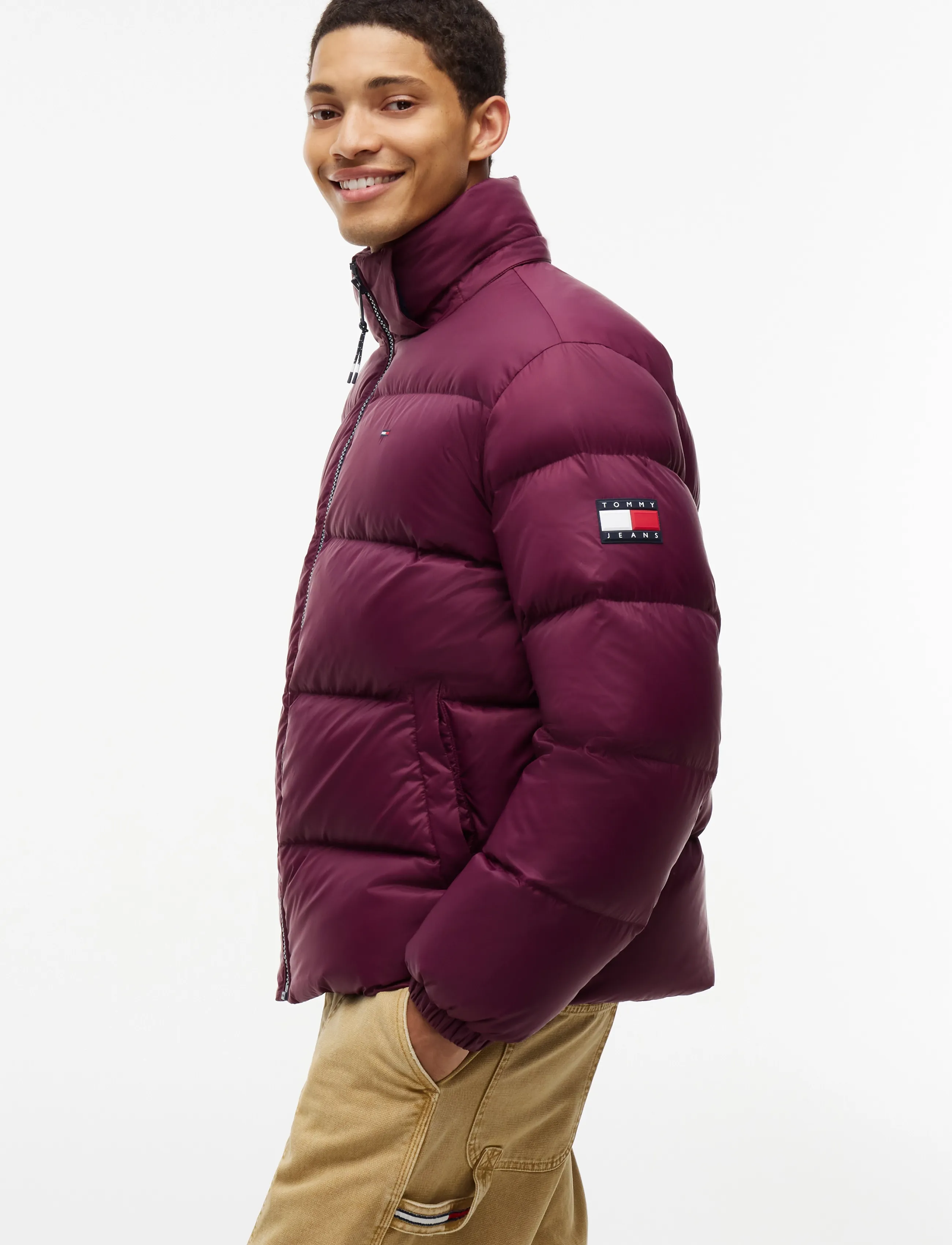 Tommy Jeans - TJM ESSENTIAL DOWN JACKET EXT - daunenjacken - calypso berry - 3