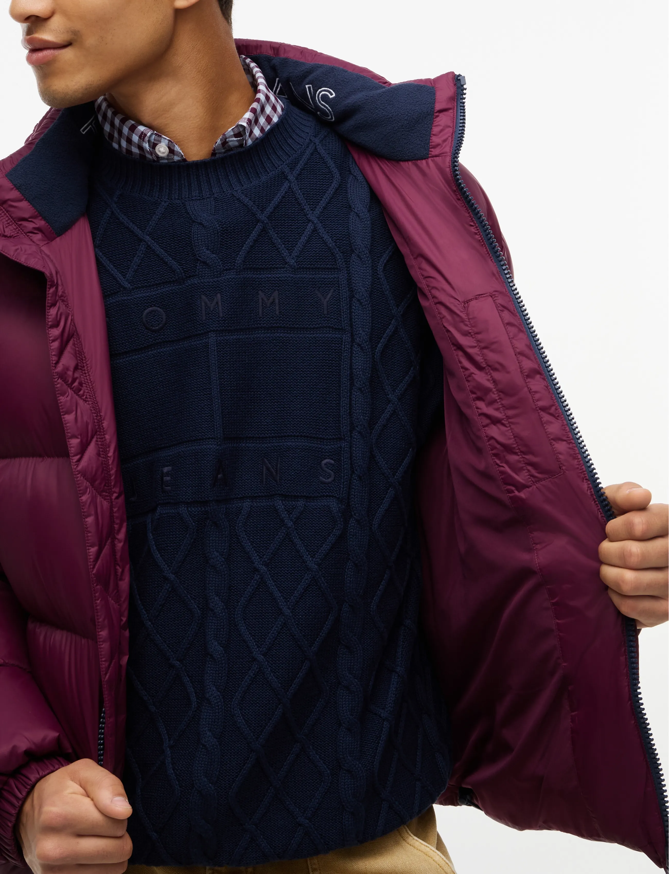 Tommy Jeans - TJM ESSENTIAL DOWN JACKET EXT - daunenjacken - calypso berry - 5