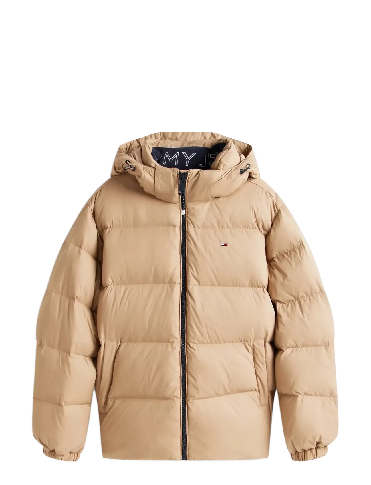 Tommy Jeans TJM ESSENTIAL DOWN JACKET EXT - Kläder - COASTAL TAUPE / beige