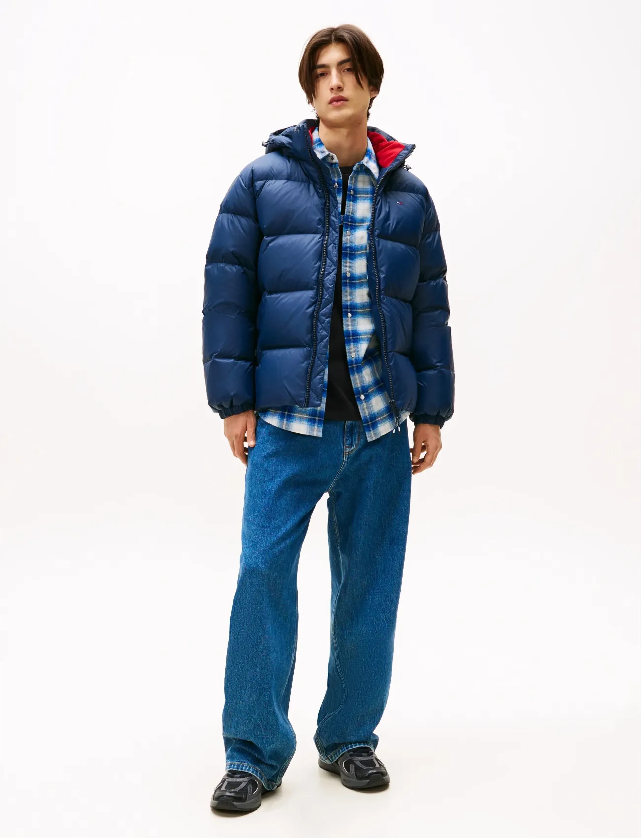 Tommy Jeans TJM ESSENTIAL DOWN JACKET EXT - Kläder - DARK NIGHT NAVY / navy
