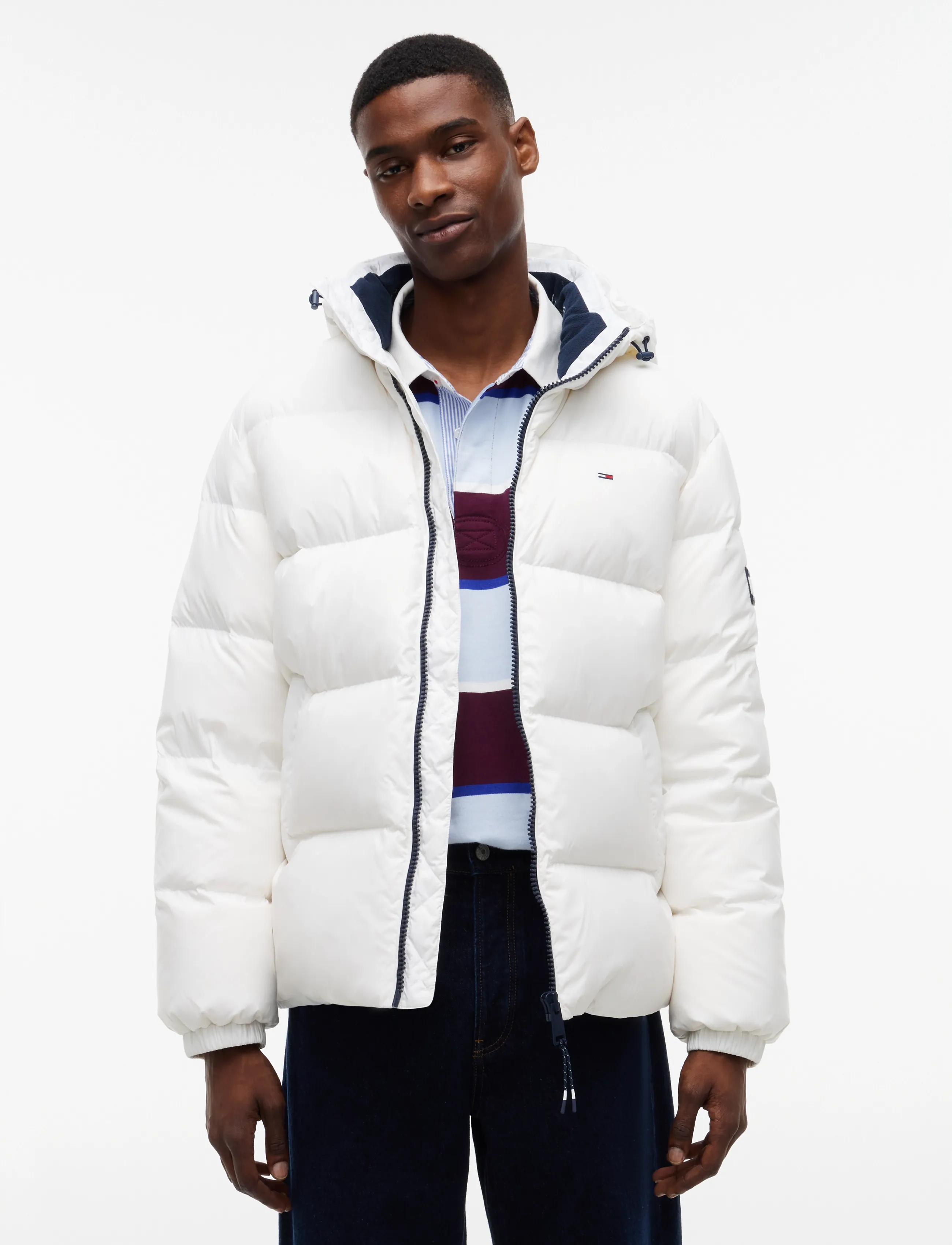Tommy Jeans - TJM ESSENTIAL DOWN JACKET EXT - down jackets - ecru - 0