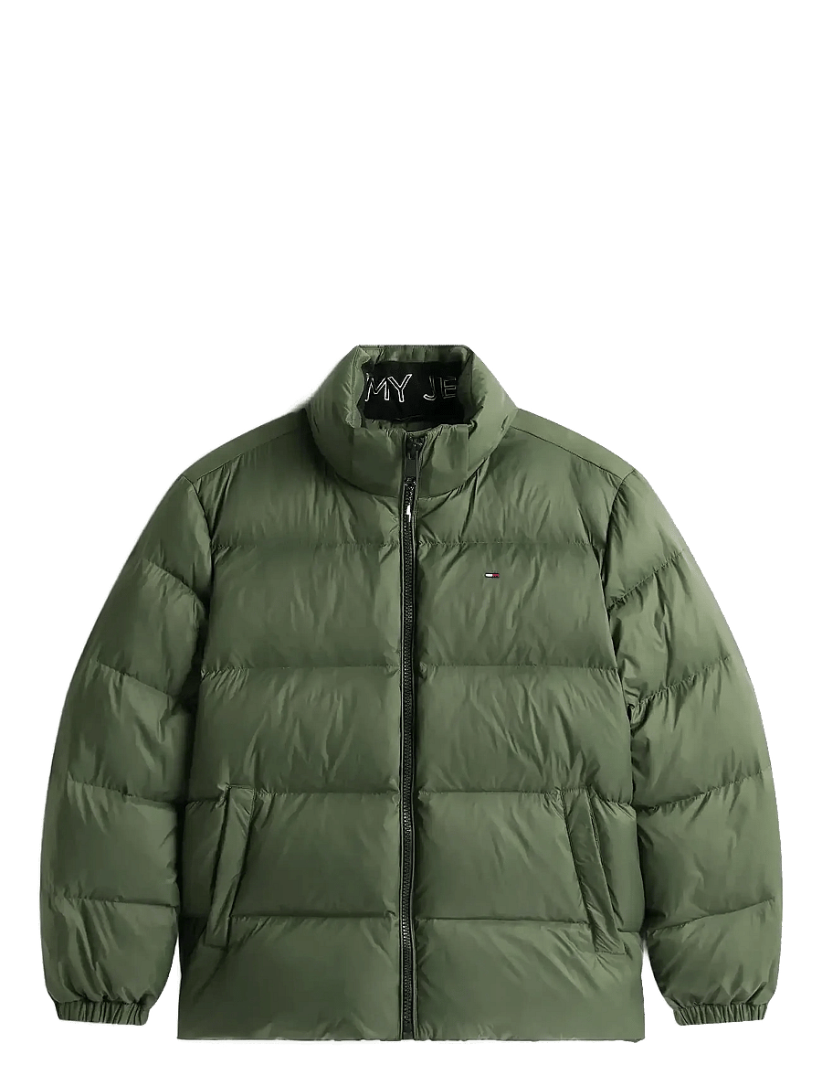 Tommy Jeans - TJM ESSENTIAL DOWN JACKET EXT - vestes matelassées - pewter green - 1