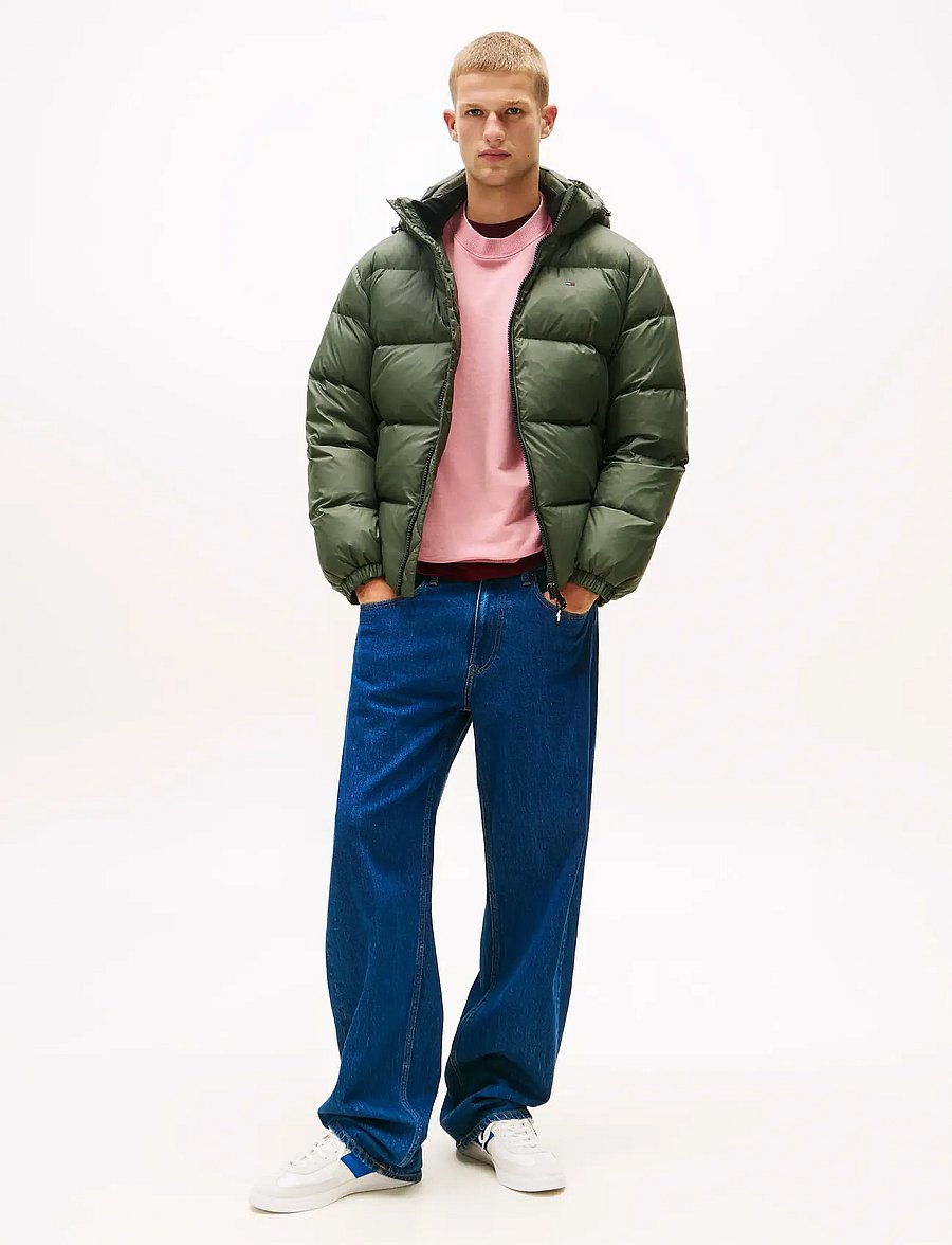 Tommy Jeans - TJM ESSENTIAL DOWN JACKET EXT - vestes matelassées - pewter green - 3