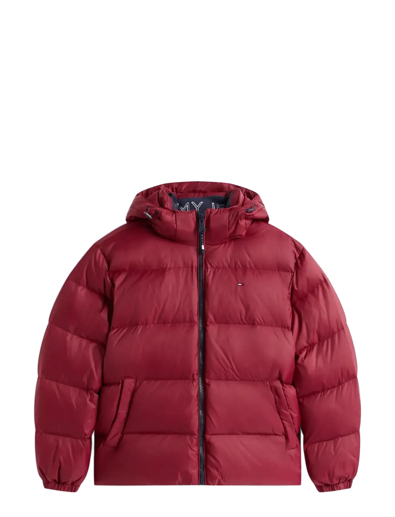 Tommy Jeans TJM ESSENTIAL DOWN JACKET EXT - Kläder - RED WINE / red