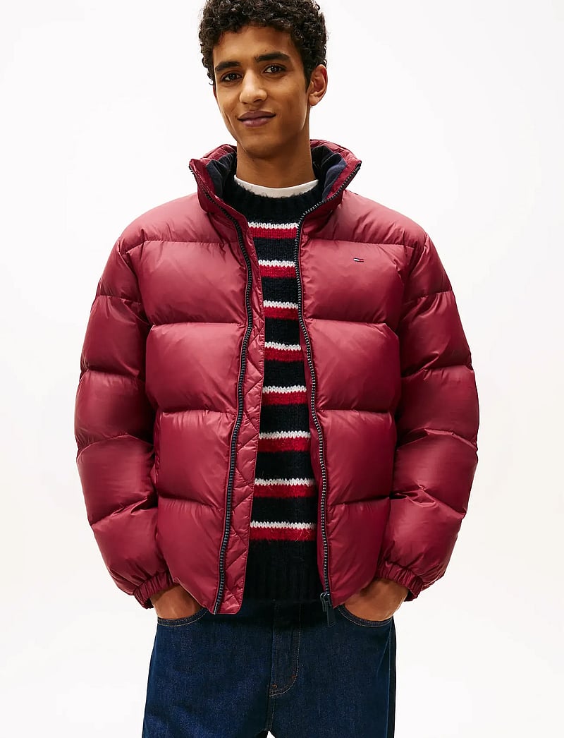 Tommy Jeans - TJM ESSENTIAL DOWN JACKET EXT - donsjassen - red wine - 0