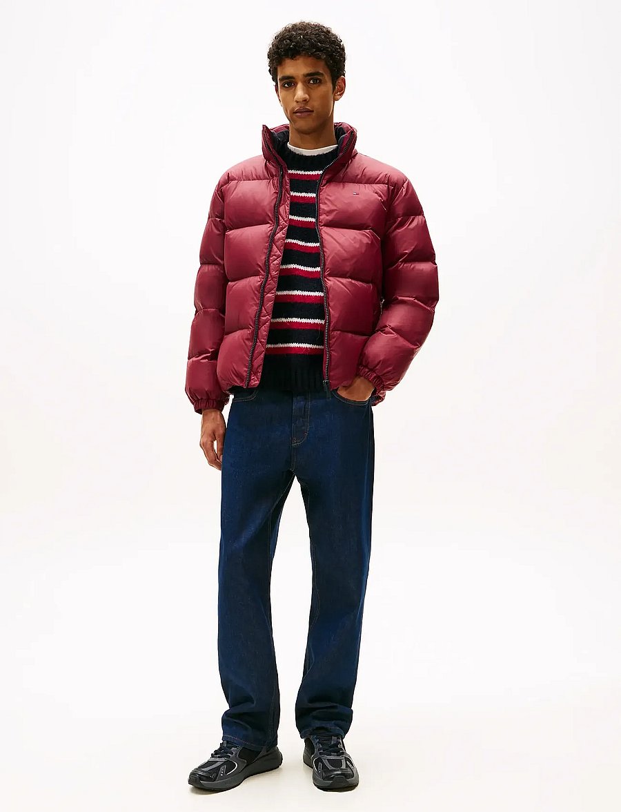 Tommy Jeans - TJM ESSENTIAL DOWN JACKET EXT - daunenjacken - red wine - 3