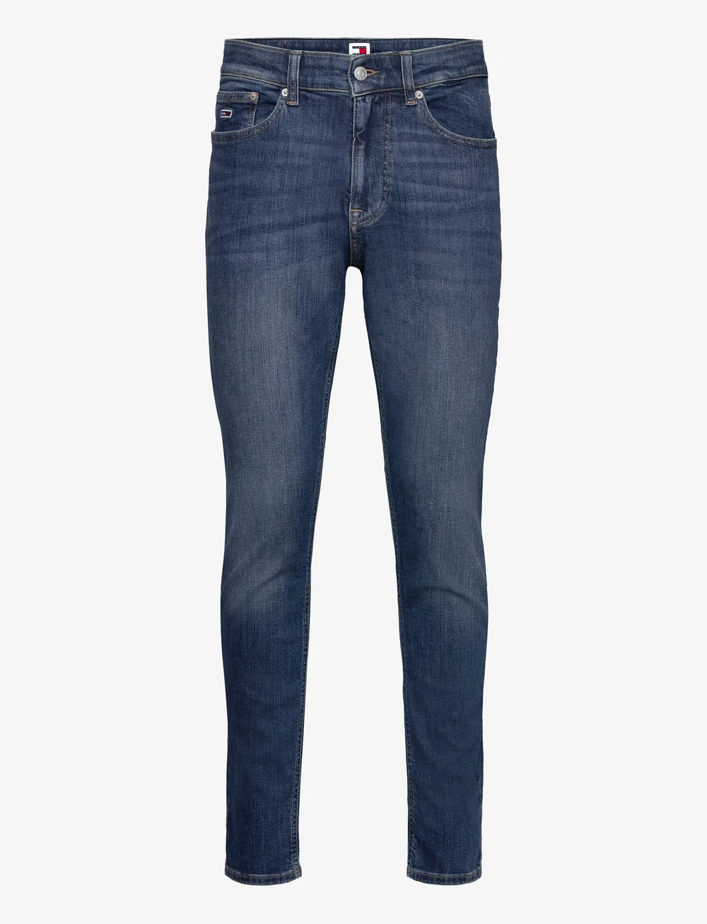 Tommy Jeans - AUSTIN SLIM TPRD CH0256 CO - kitsad teksad - denim dark - 0