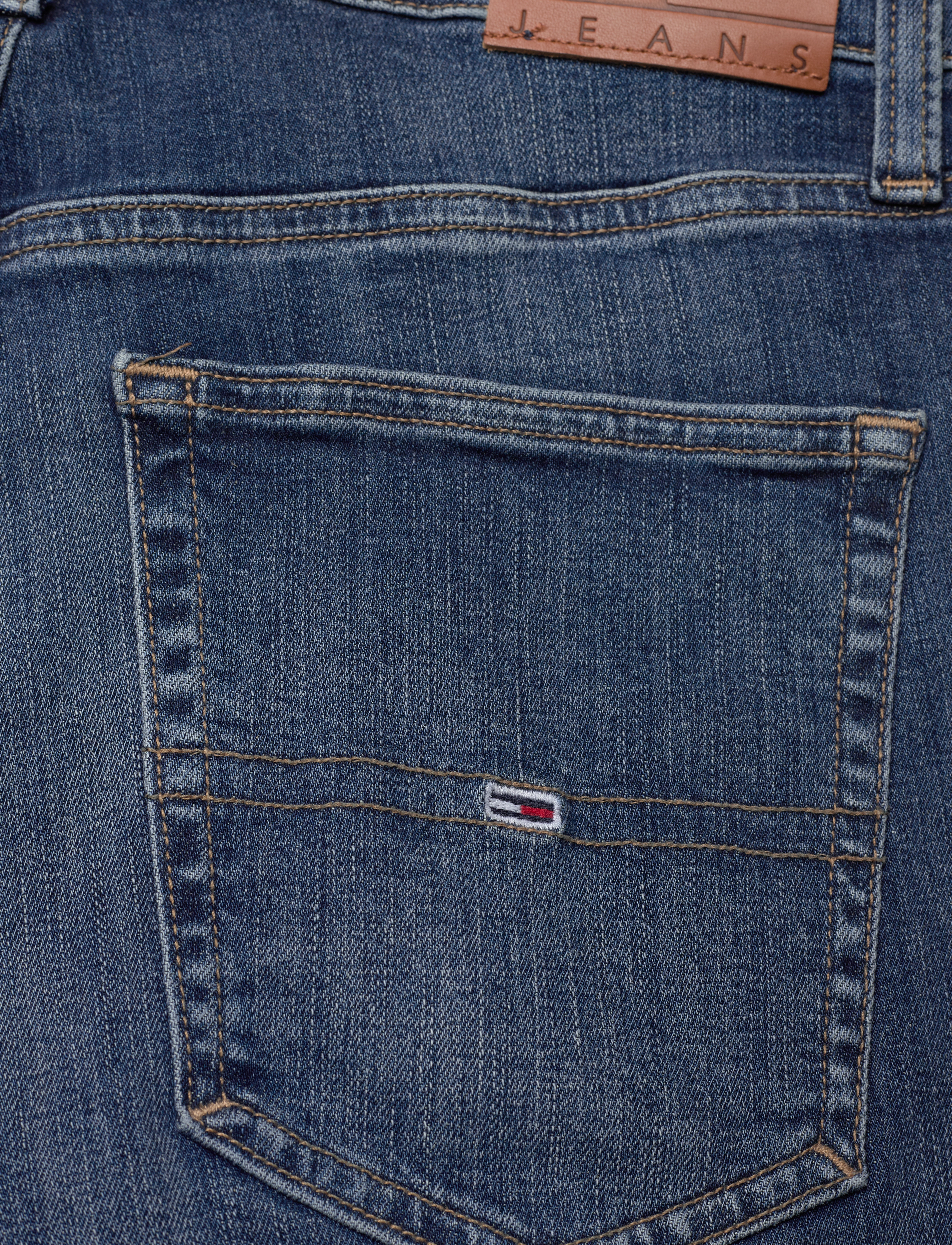 Tommy Jeans - AUSTIN SLIM TPRD CH0256 CO - bukser & jeans - denim dark - 4