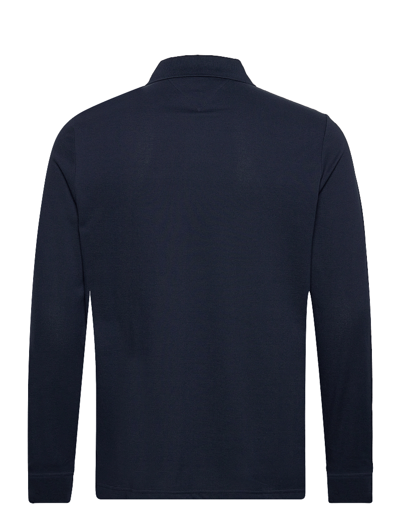 Tommy Jeans - TJM SLIM PLACKET POLO LS EXT - langärmelig - dark night navy - 2