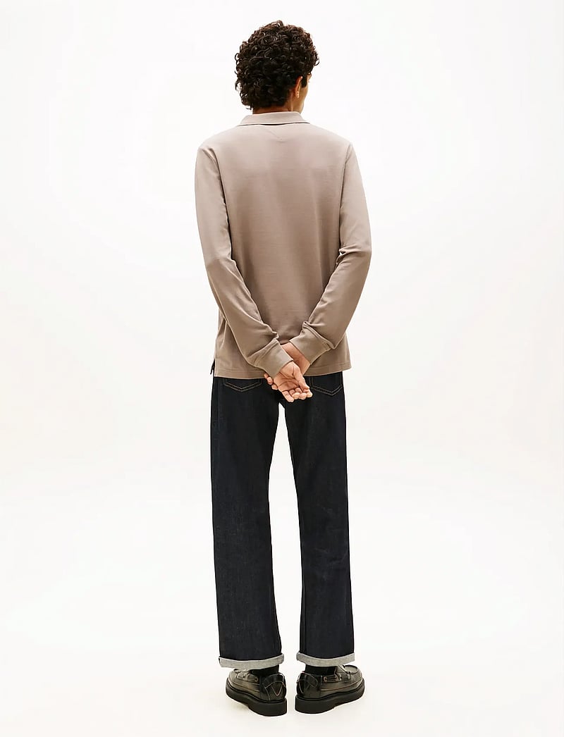 Tommy Jeans - TJM SLIM PLACKET POLO LS EXT - langärmelig - ivy mink - 2