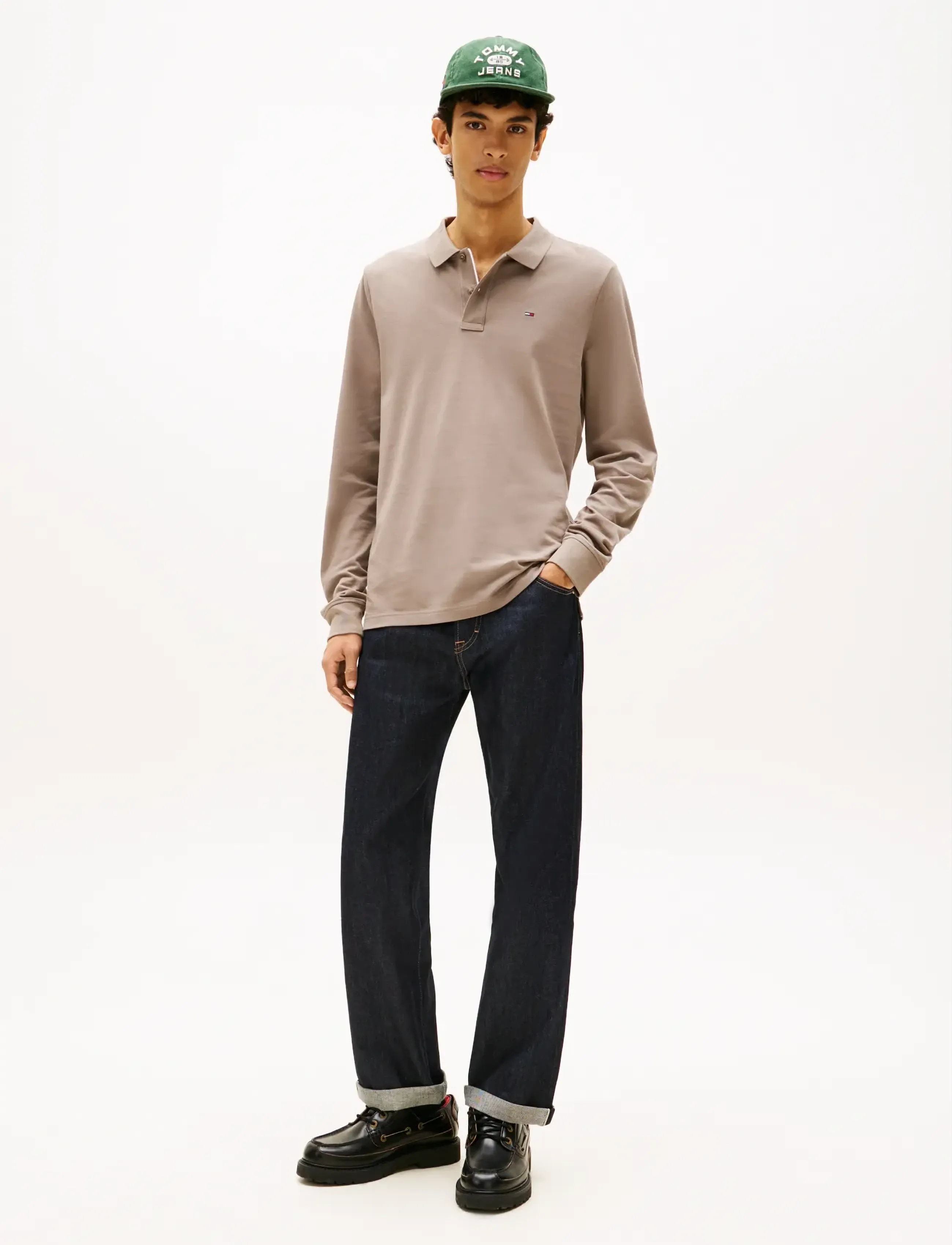 Tjm Slim Placket Polo Ls Ext 3