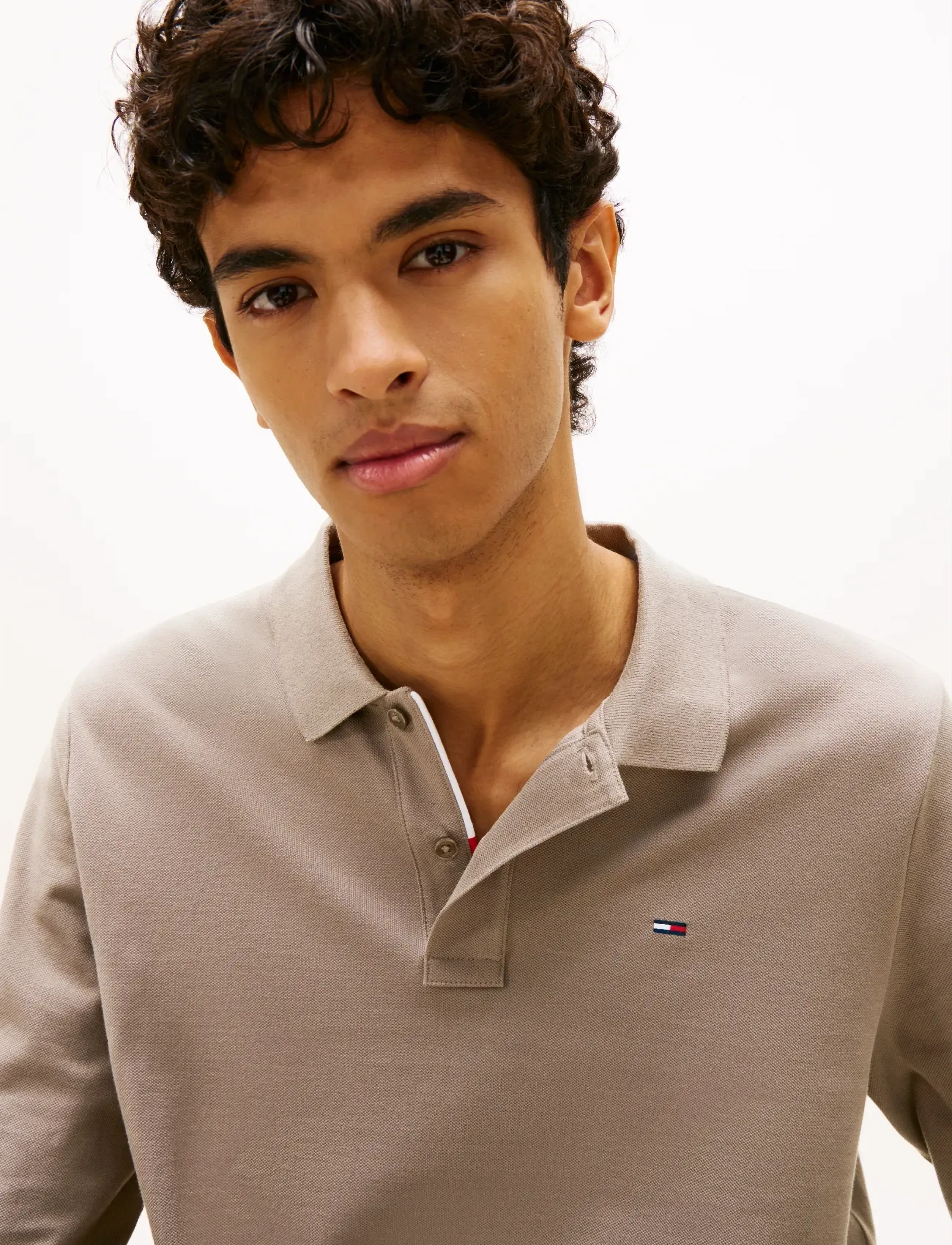 Tjm Slim Placket Polo Ls Ext 4