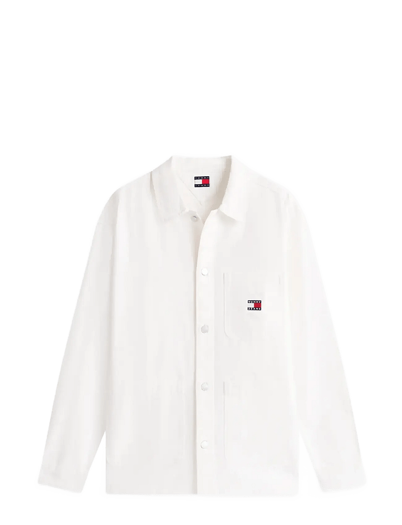 Tommy Jeans - TJM ESSENTIAL OVERSHIRT EXT - nach stil kaufen - ancient white - 1