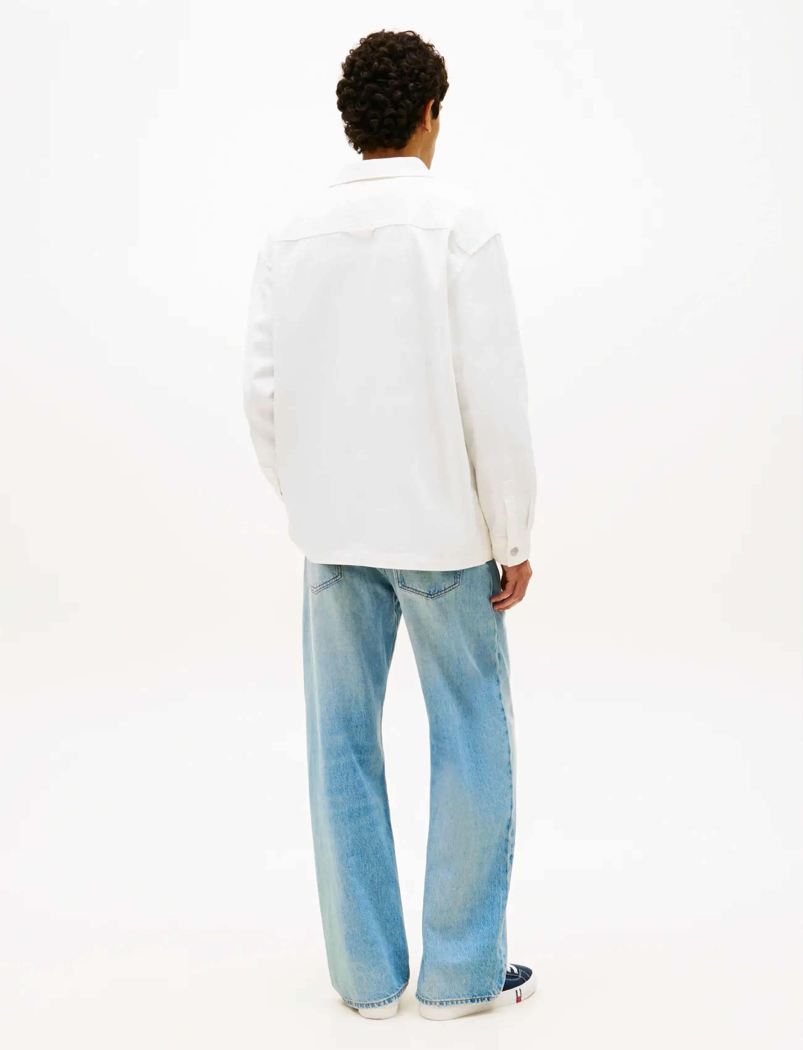 Tommy Jeans - TJM ESSENTIAL OVERSHIRT EXT - osta stiili järgi - ancient white - 2