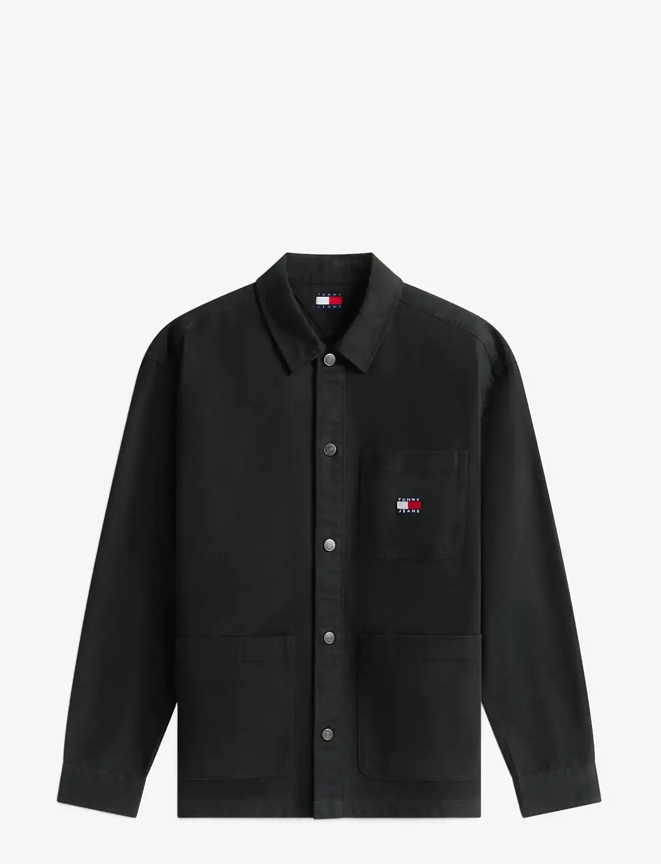 Tommy Jeans - TJM ESSENTIAL OVERSHIRT EXT - nach stil kaufen - black - 1