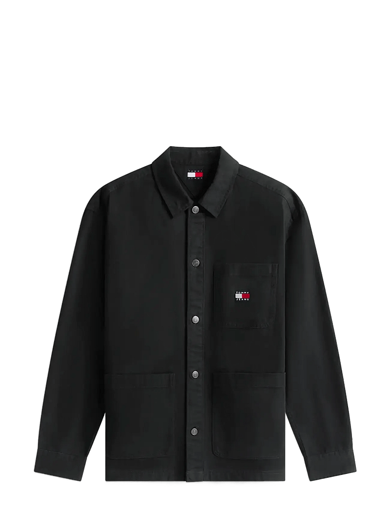 Tommy Jeans - TJM ESSENTIAL OVERSHIRT EXT - nach stil kaufen - black - 1