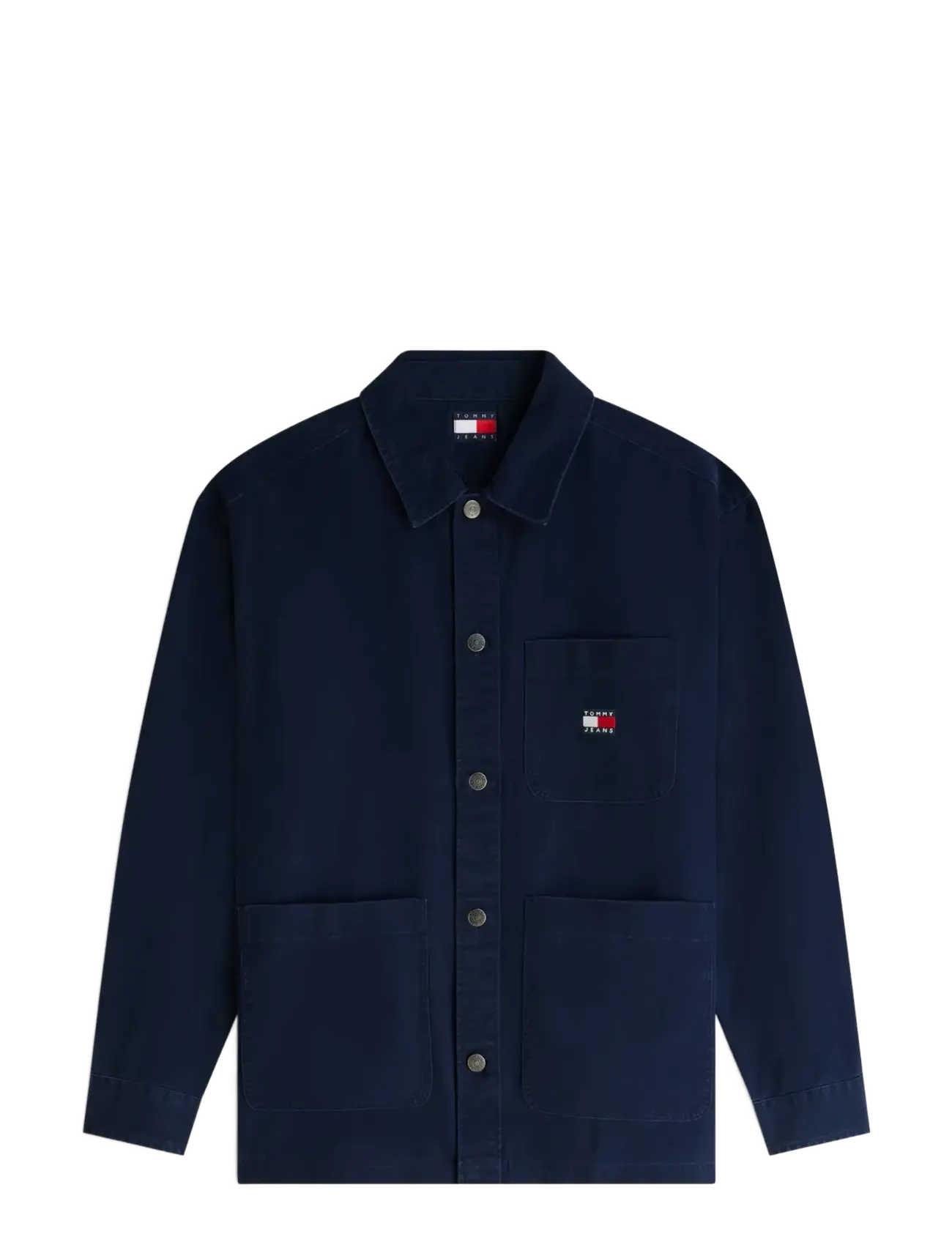 Tommy Jeans TJM ESSENTIAL OVERSHIRT EXT - Kläder - DARK NIGHT NAVY / navy