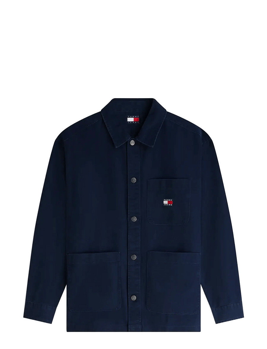 Tommy Jeans - TJM ESSENTIAL OVERSHIRT EXT - shop by style - dark night navy - 1