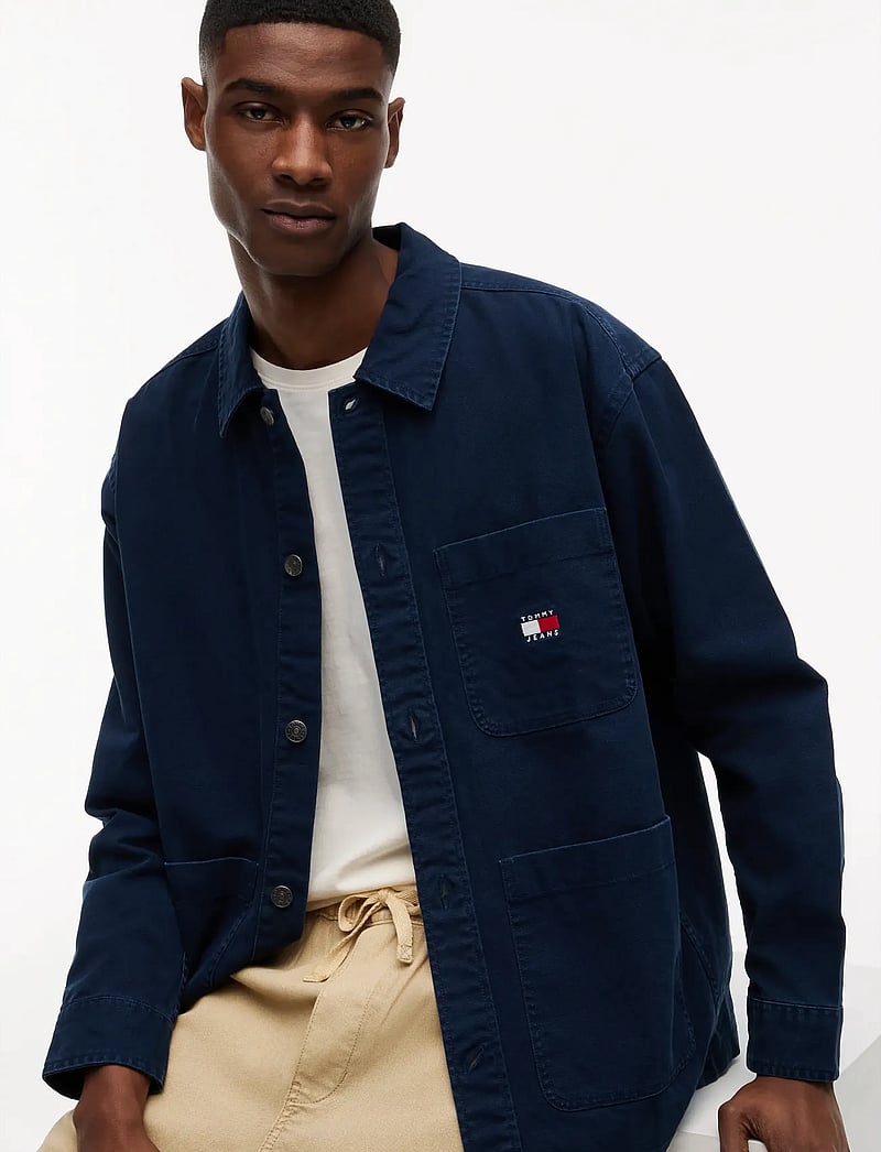 Tommy Jeans - TJM ESSENTIAL OVERSHIRT EXT - shop by style - dark night navy - 3