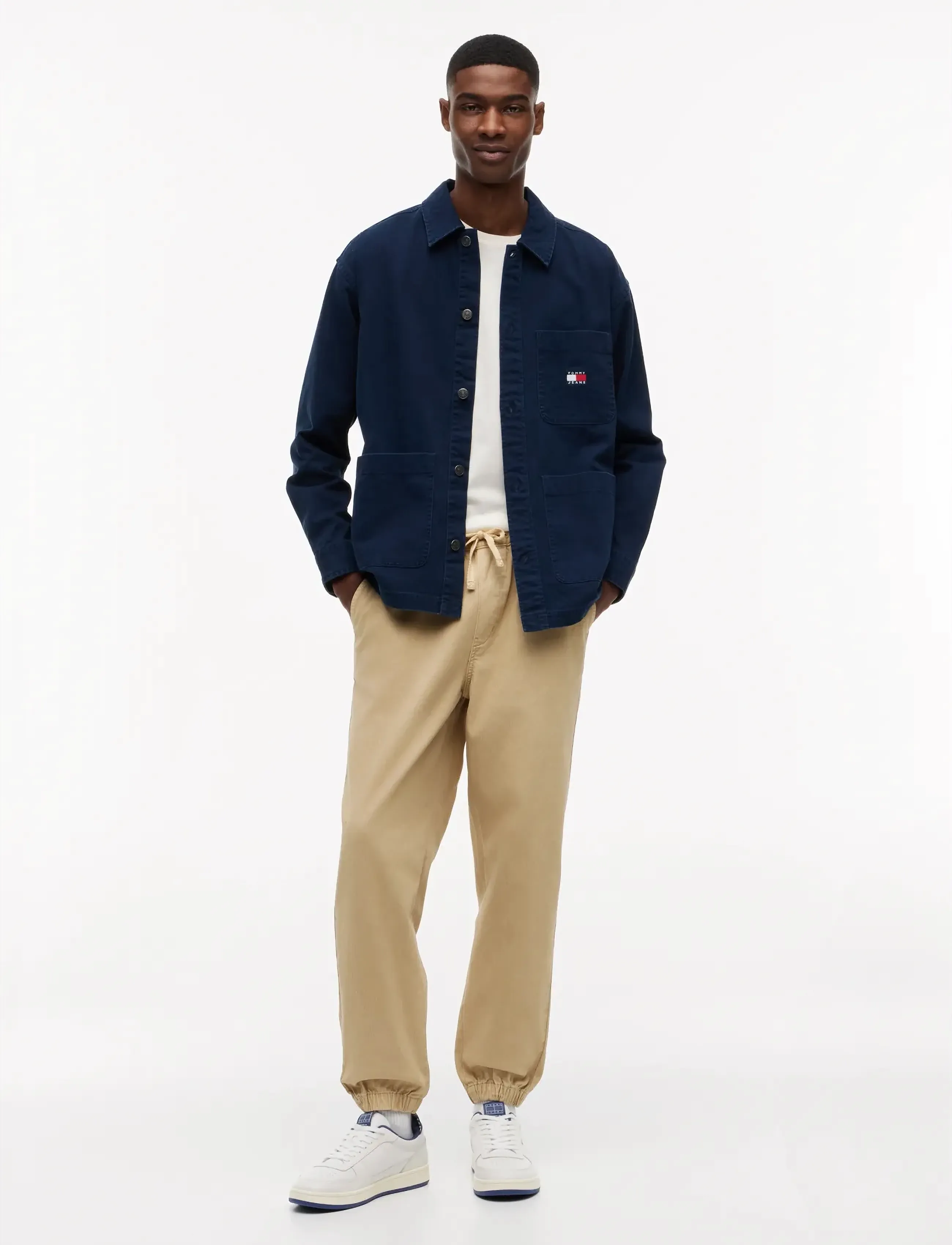 Tommy Jeans - TJM ESSENTIAL OVERSHIRT EXT - shop by style - dark night navy - 4
