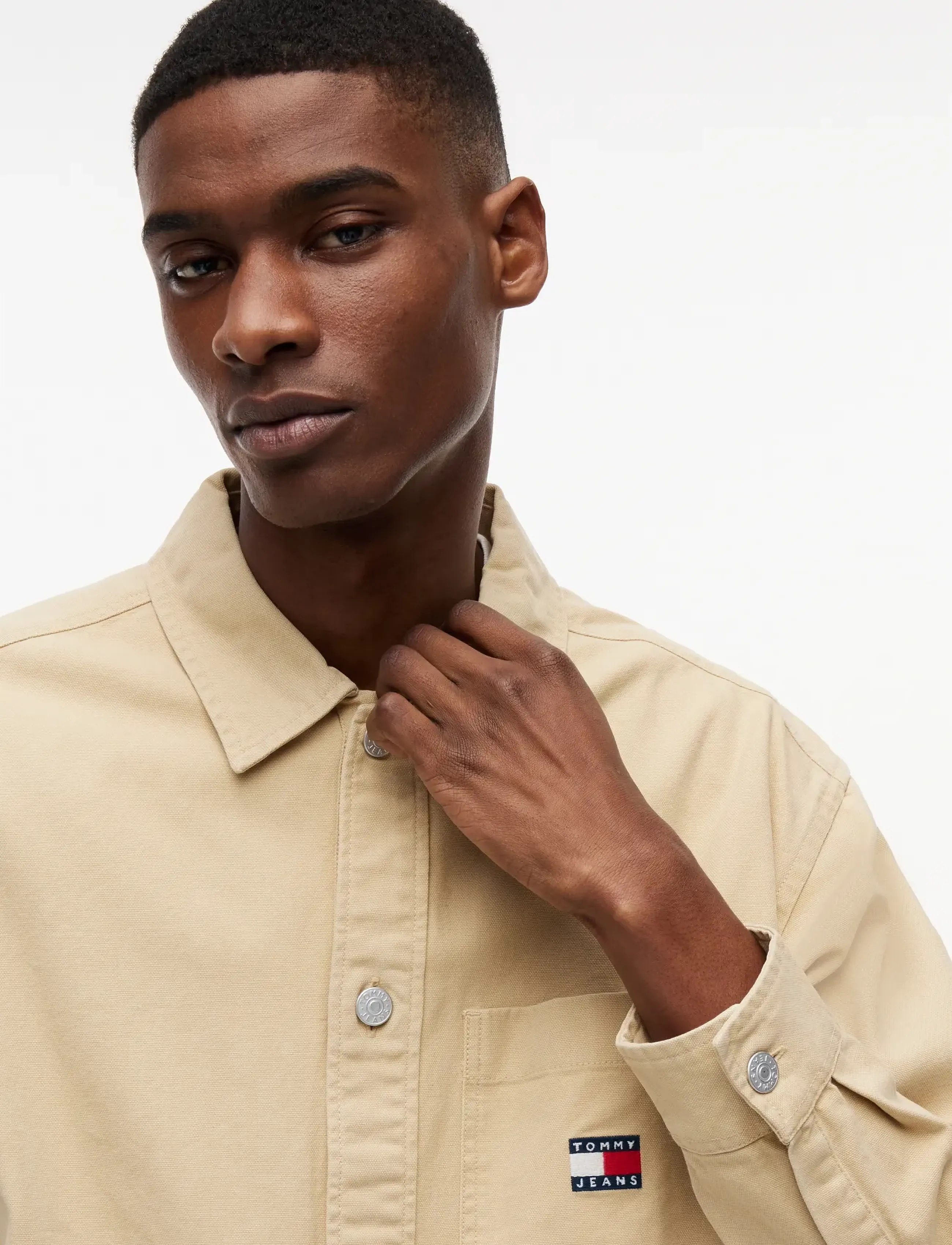 Tommy Jeans - TJM ESSENTIAL OVERSHIRT EXT - höstkläder - gentle gold - 3