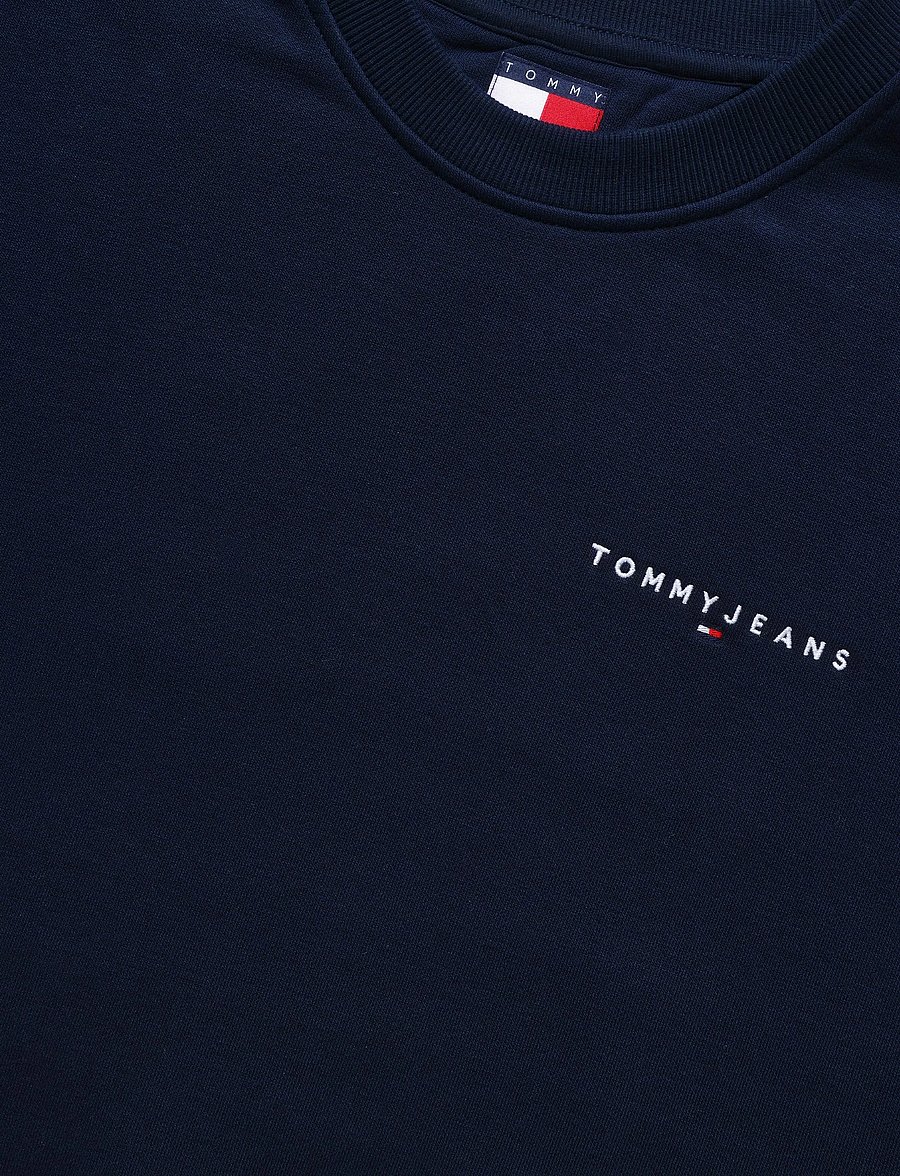 Tommy Jeans - TJM REG LINEAR CREW EXT - round necks - dark blue - 5