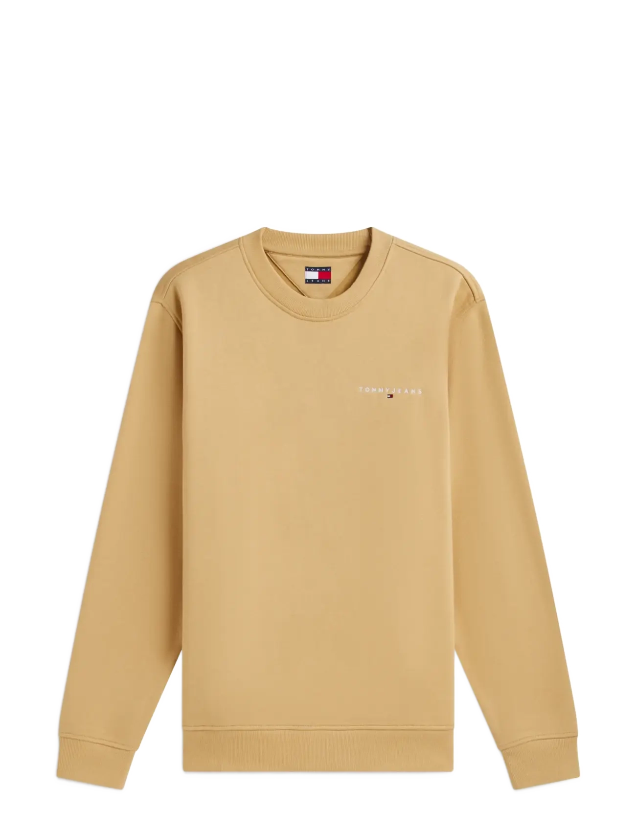 Tommy Jeans - TJM REG LINEAR CREW EXT - shoppa efter stil - sandy beige - 1
