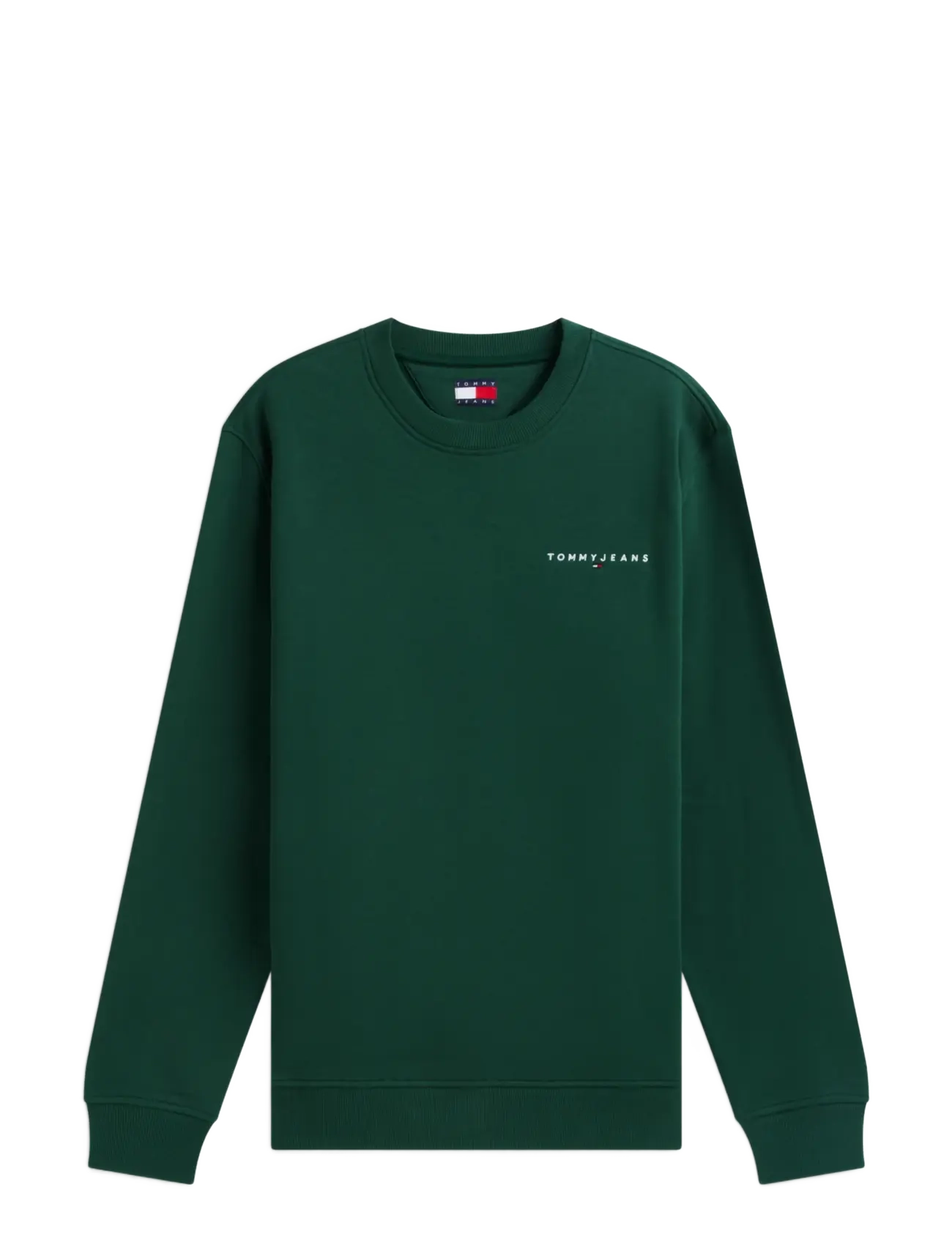 Tommy Jeans - TJM REG LINEAR CREW EXT - velvet green - 1