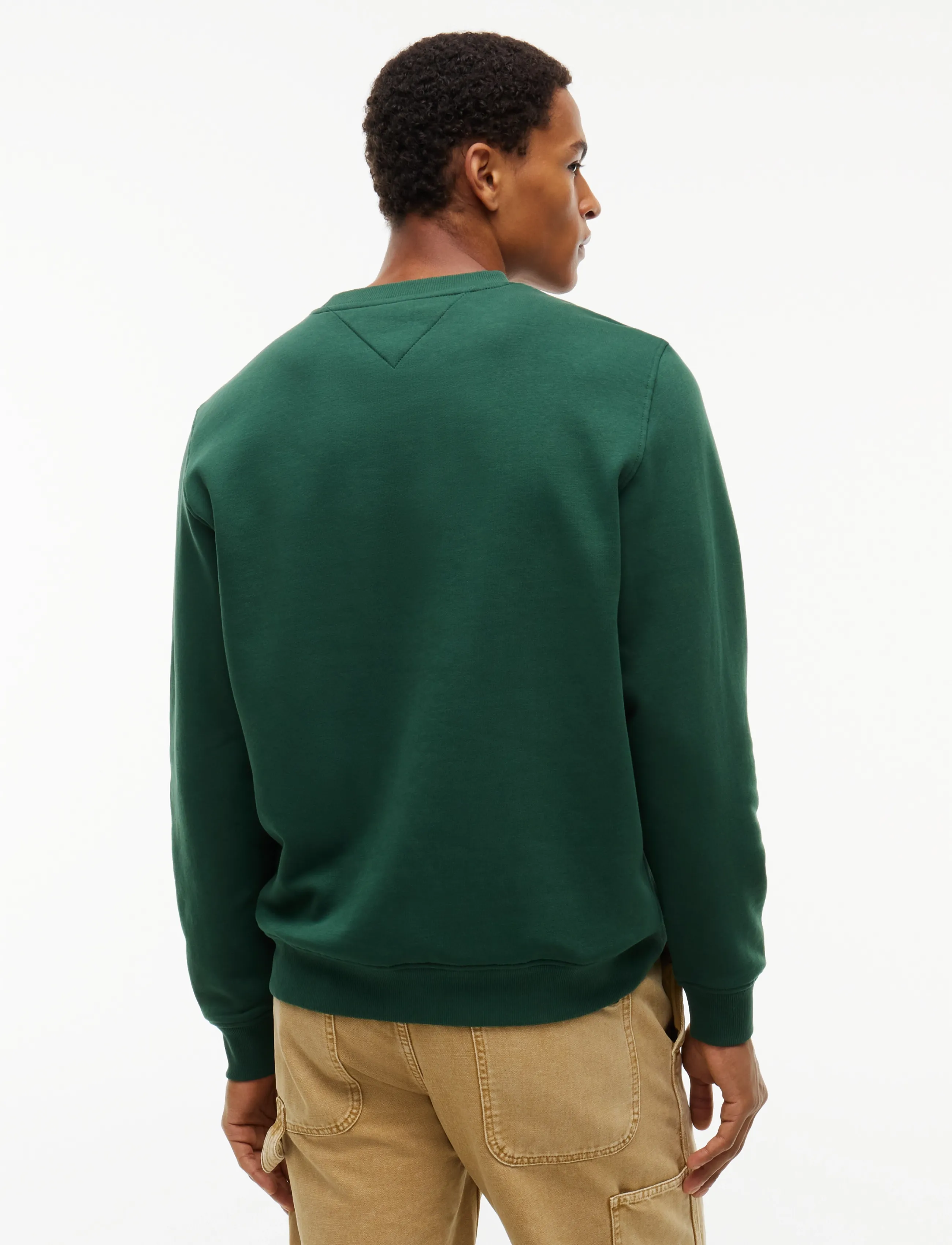 Tommy Jeans - TJM REG LINEAR CREW EXT - velvet green - 2