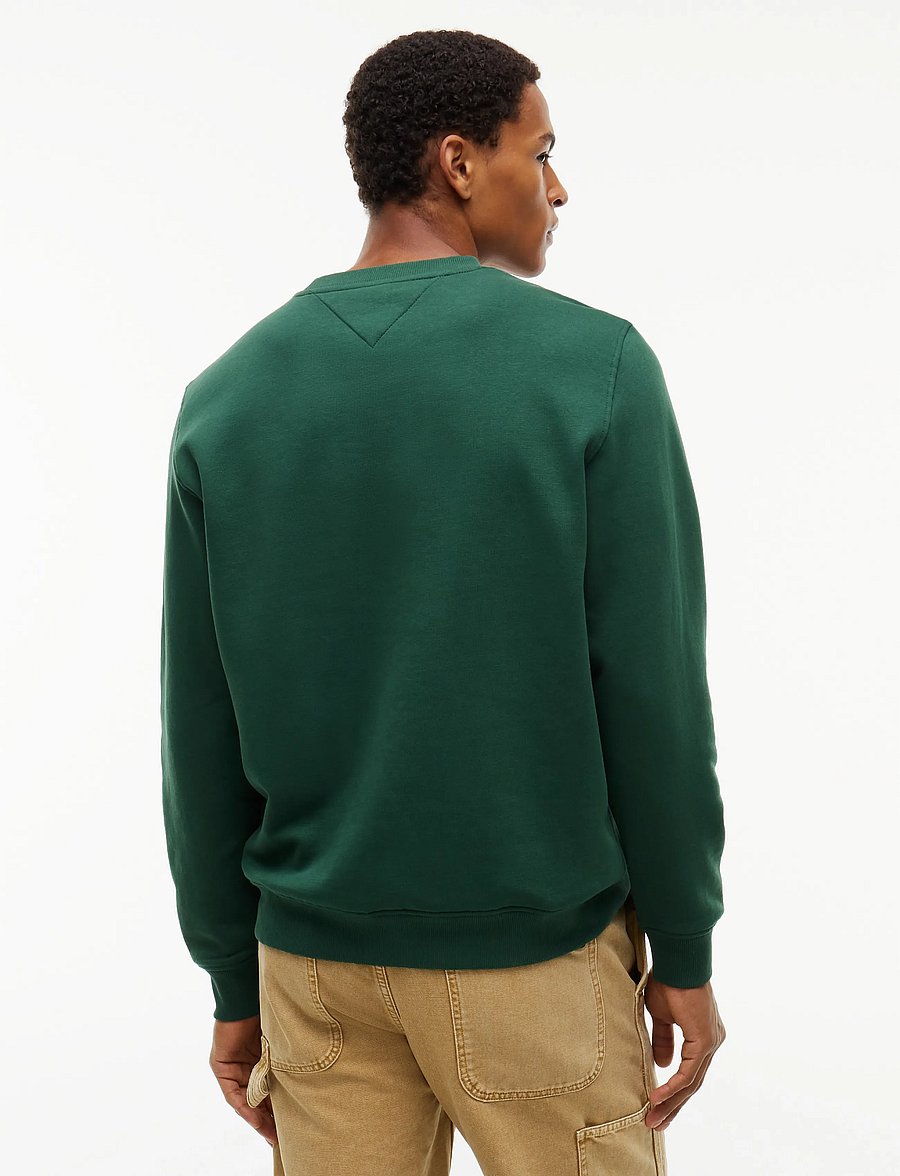 Tommy Jeans - TJM REG LINEAR CREW EXT - velvet green - 2
