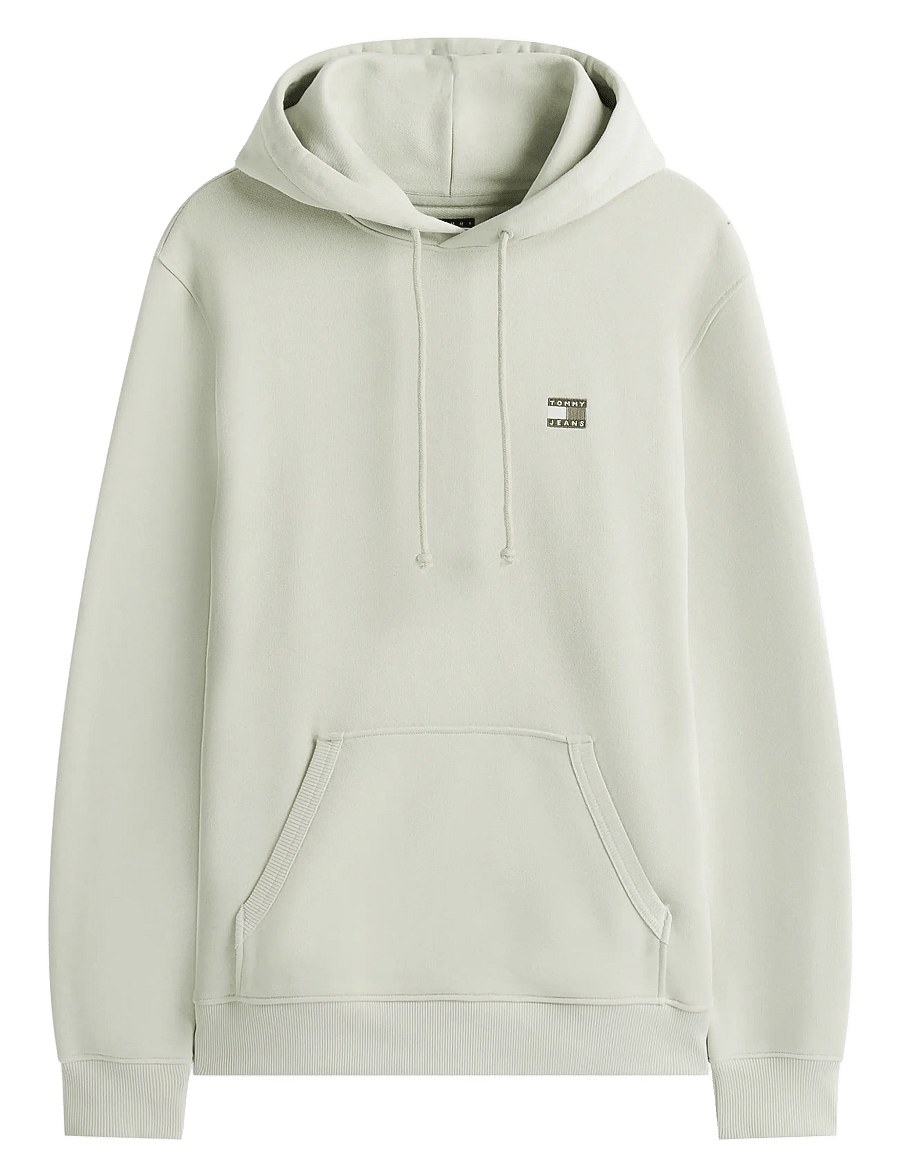 Tommy Jeans - TJM REG BADGE HOODIE EXT - pirkt pēc stila - misty sage tonal - 1