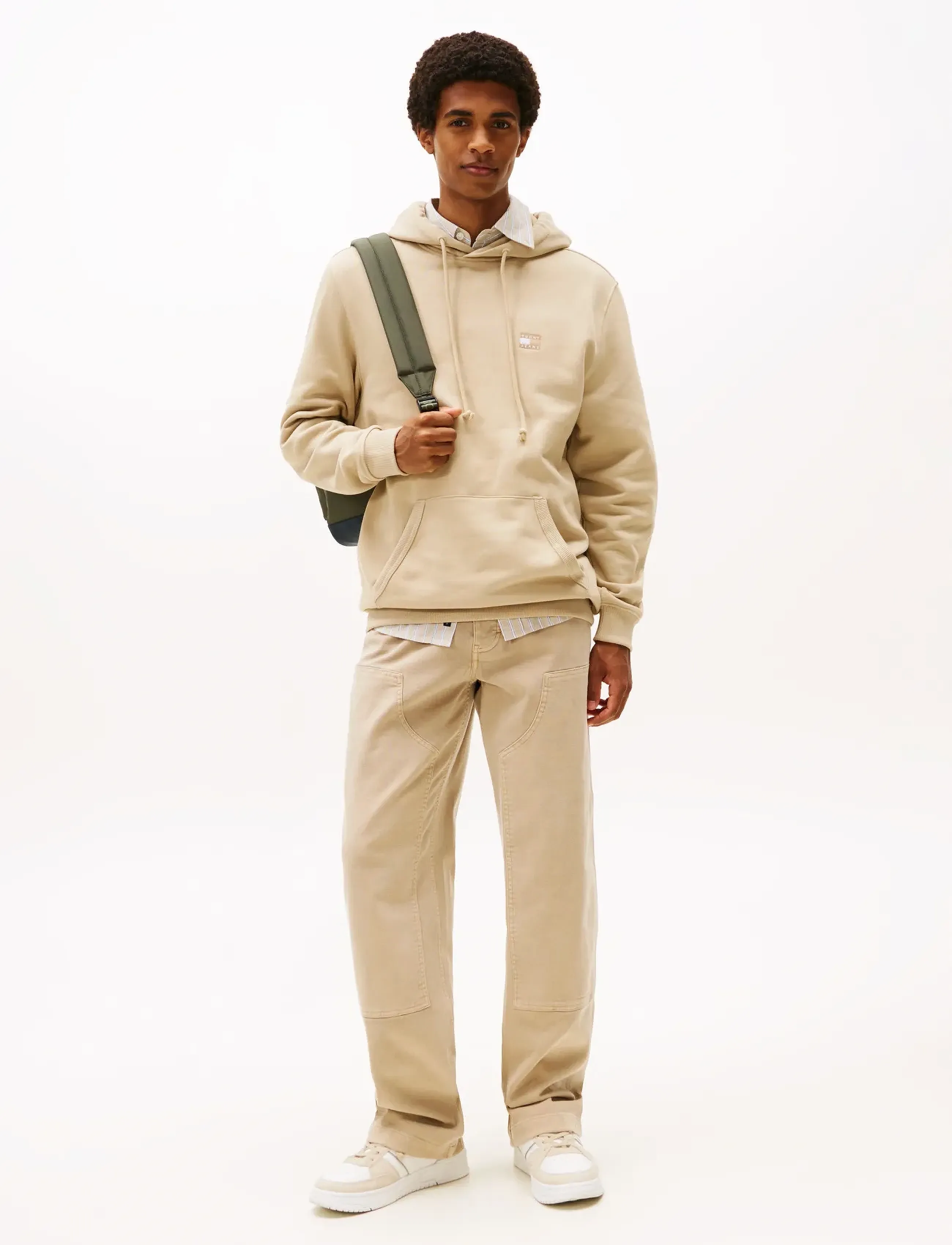 Tommy Jeans - TJM REG BADGE HOODIE EXT - hættetrøjer - silt tonal - 3