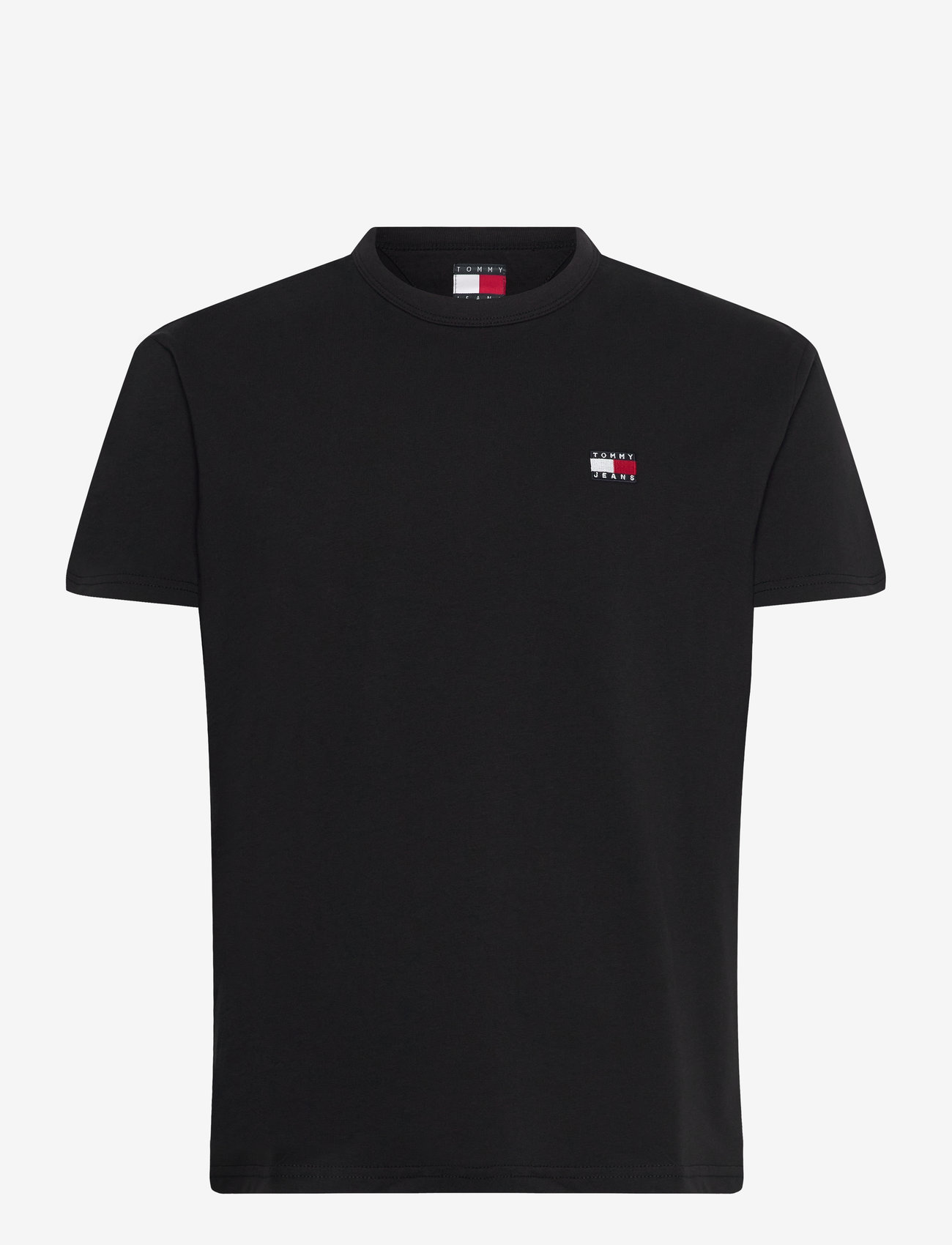 Tommy Jeans - TJM REG BADGE TEE EXT - kortärmade t-shirts - black - 1