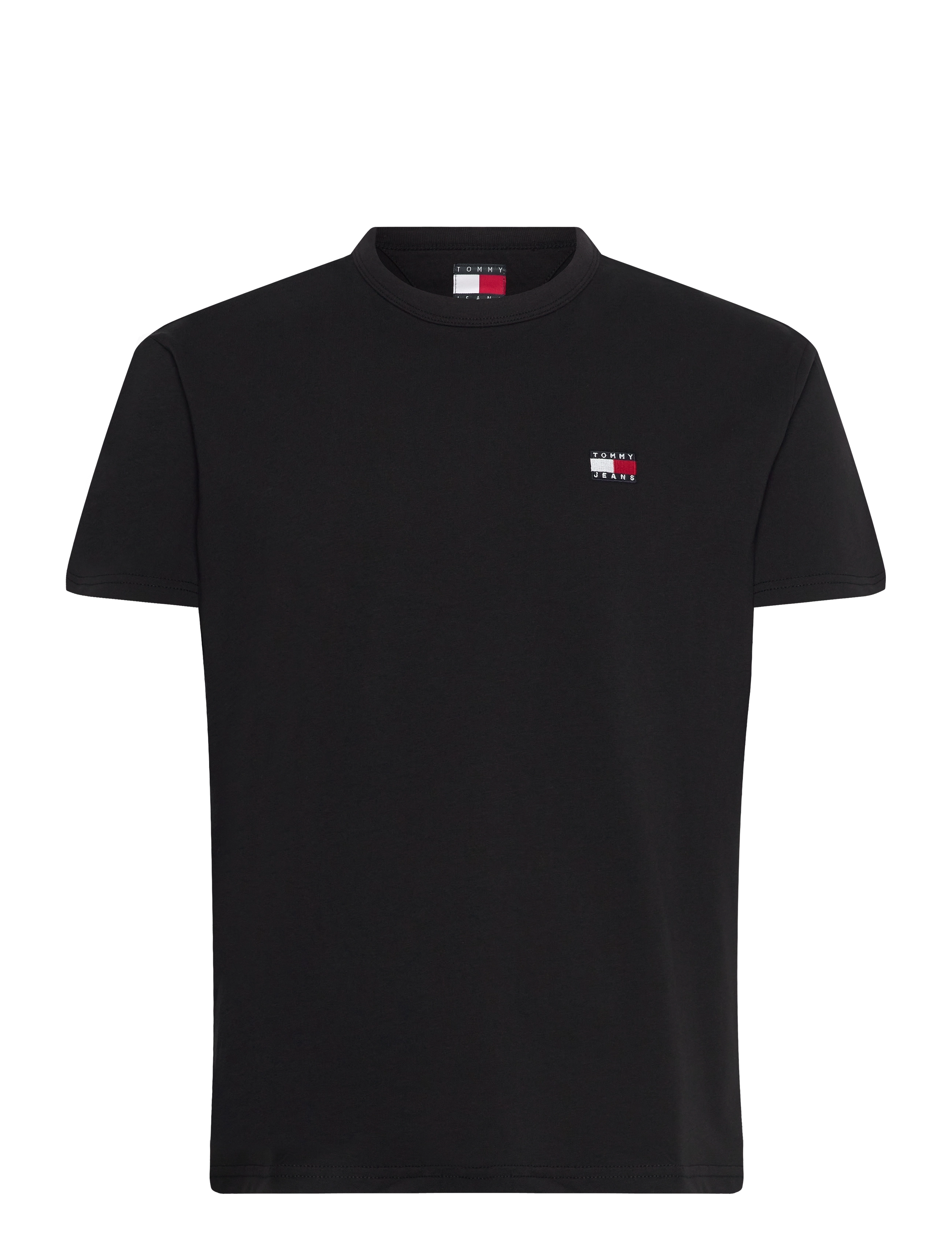 Tommy Jeans - TJM REG BADGE TEE EXT - lühikeste varrukatega t-särgid - black - 1
