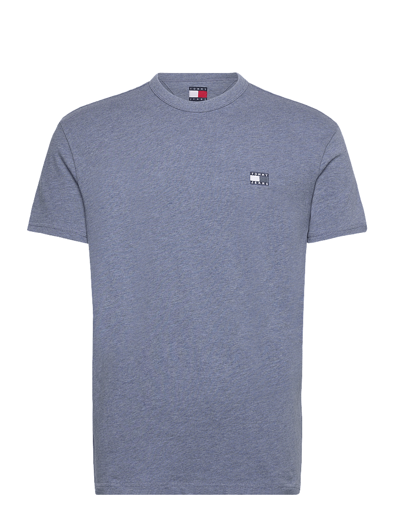 Tommy Jeans - TJM REG BADGE TEE EXT - kortärmade t-shirts - blue moment htr tonal - 1
