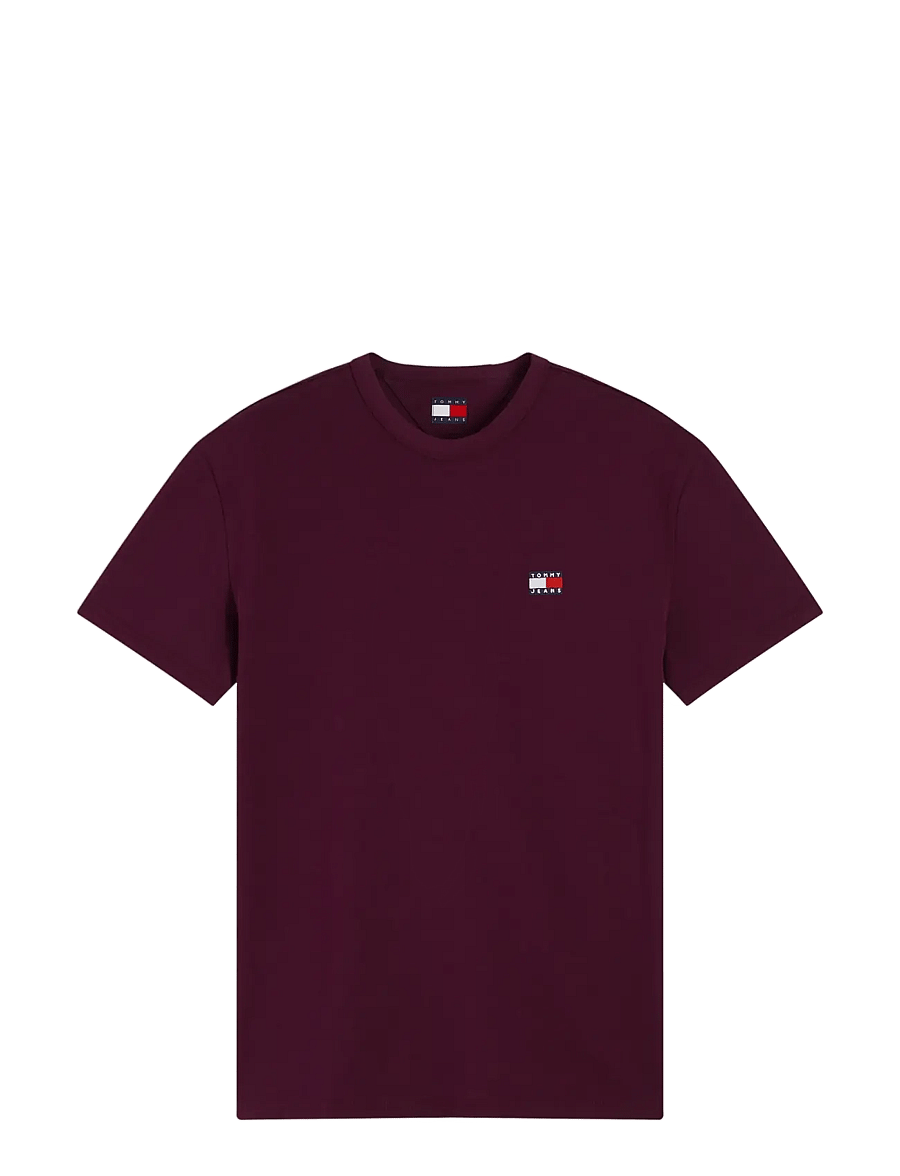 Tommy Jeans - TJM REG BADGE TEE EXT - lühikeste varrukatega t-särgid - calypso berry - 1