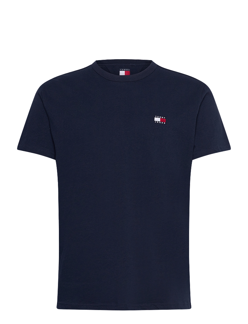 Tommy Jeans - TJM REG BADGE TEE EXT - lühikeste varrukatega t-särgid - dark night navy - 1