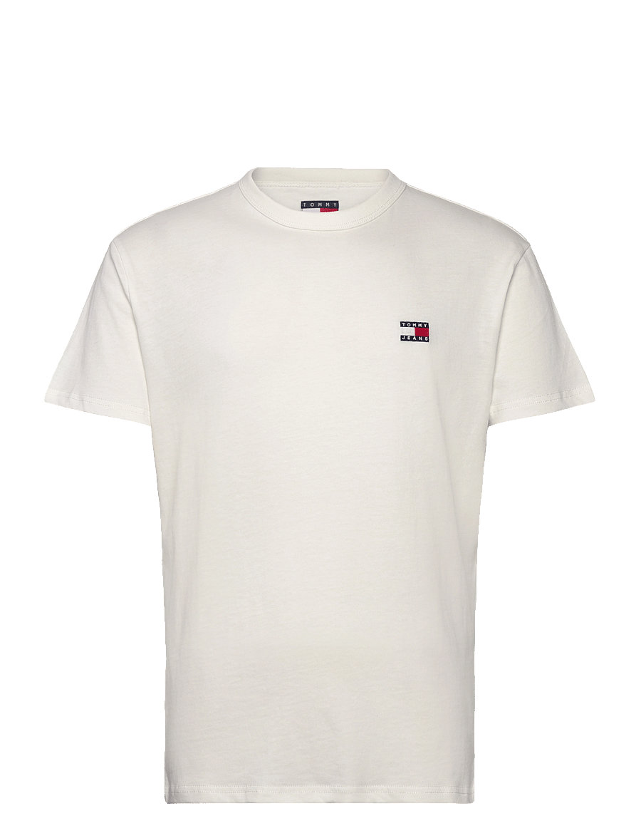 Tommy Jeans - TJM REG BADGE TEE EXT - kurzärmelig - ecru - 1