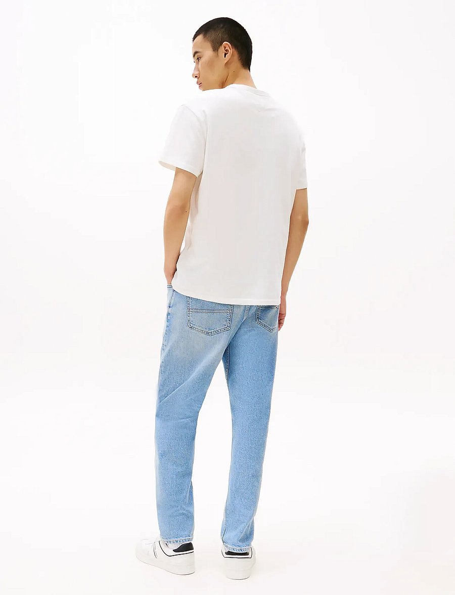 Tommy Jeans - TJM REG BADGE TEE EXT - kurzärmelig - ecru - 4