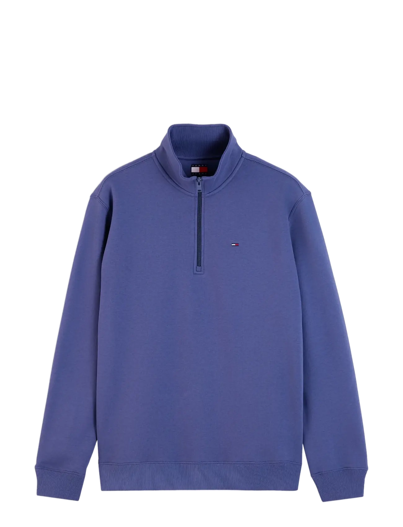Tommy Jeans TJM REG FLEECE 1/4ZIP MOCK EXT - Tommy Hilfiger - BASIC NAVY / navy
