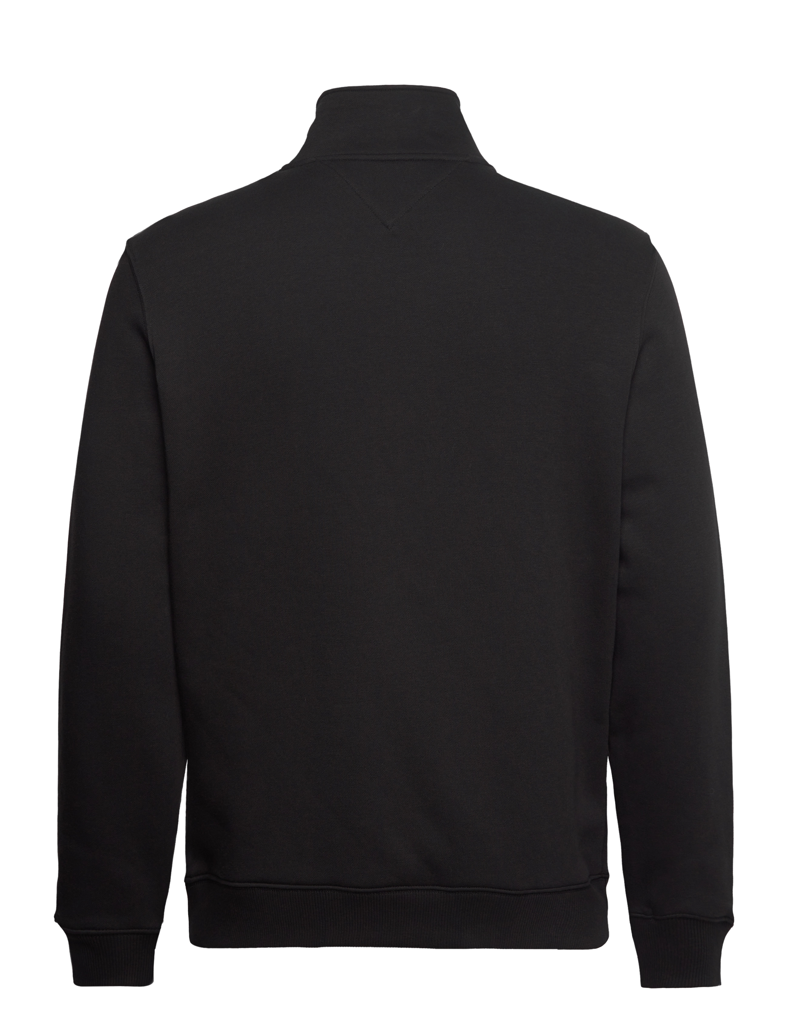 Tommy Jeans - TJM REG FLEECE 1/4ZIP MOCK NECK - teddy kampsunid - black - 2