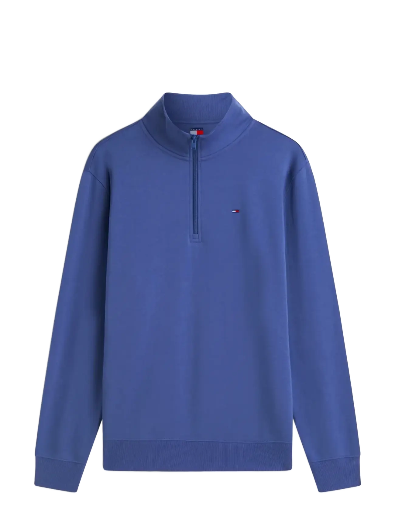 Tommy Jeans - TJM REG FLEECE QZ MOCK NCK EXT - fleecetrøjer - blue storm - 1