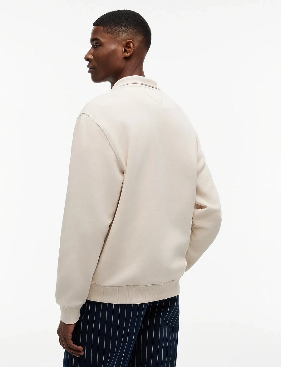 Tommy Jeans - TJM REG FLEECE 1/4ZIP MOCK EXT - fleecetrøjer - classic beige - 2