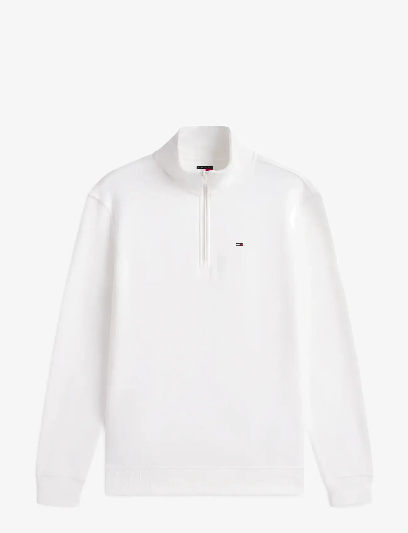 Tommy Jeans - TJM REG FLEECE QZ MOCK NCK EXT - fleecetrøjer - ecru - 1