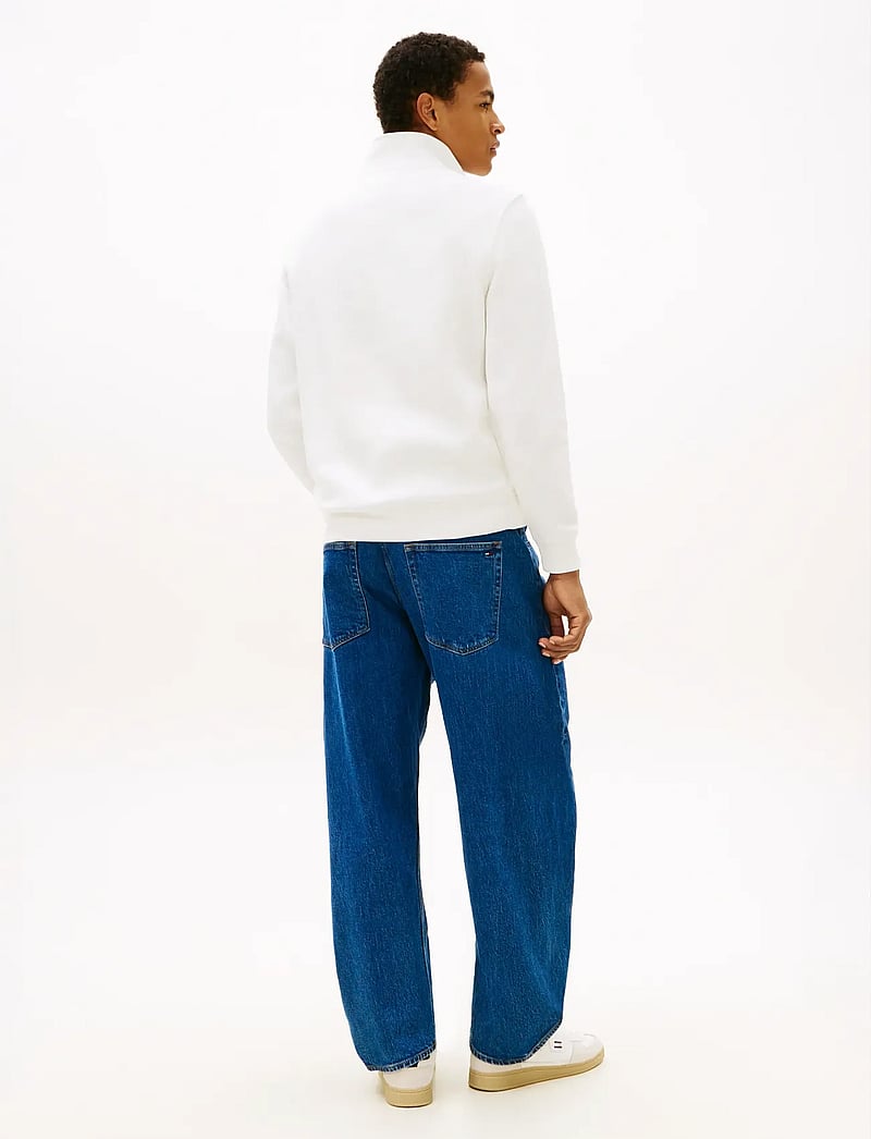 Tommy Jeans - TJM REG FLEECE QZ MOCK NCK EXT - fleecetrøjer - ecru - 2